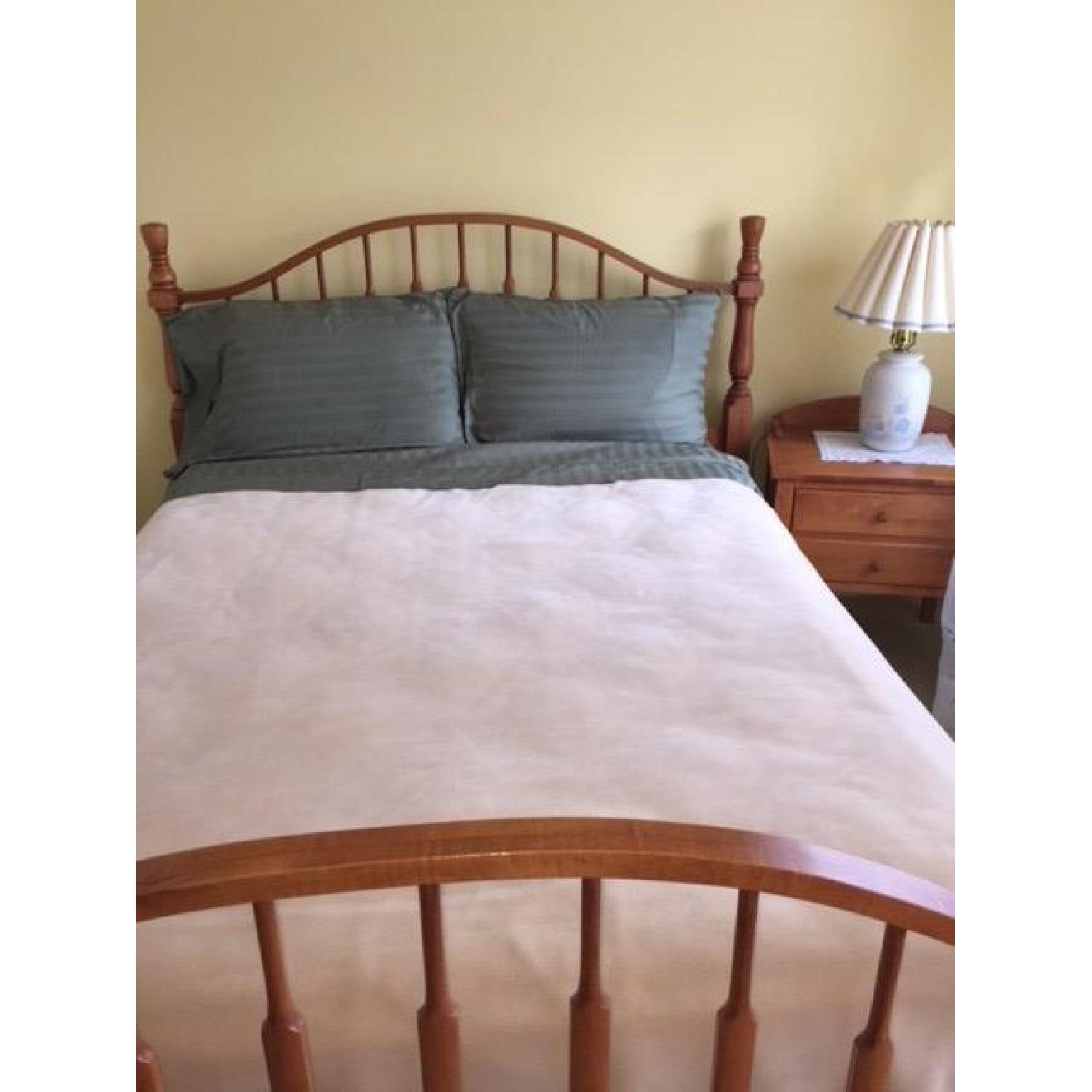 Honey Pine Full Size Bed Frame - image-4