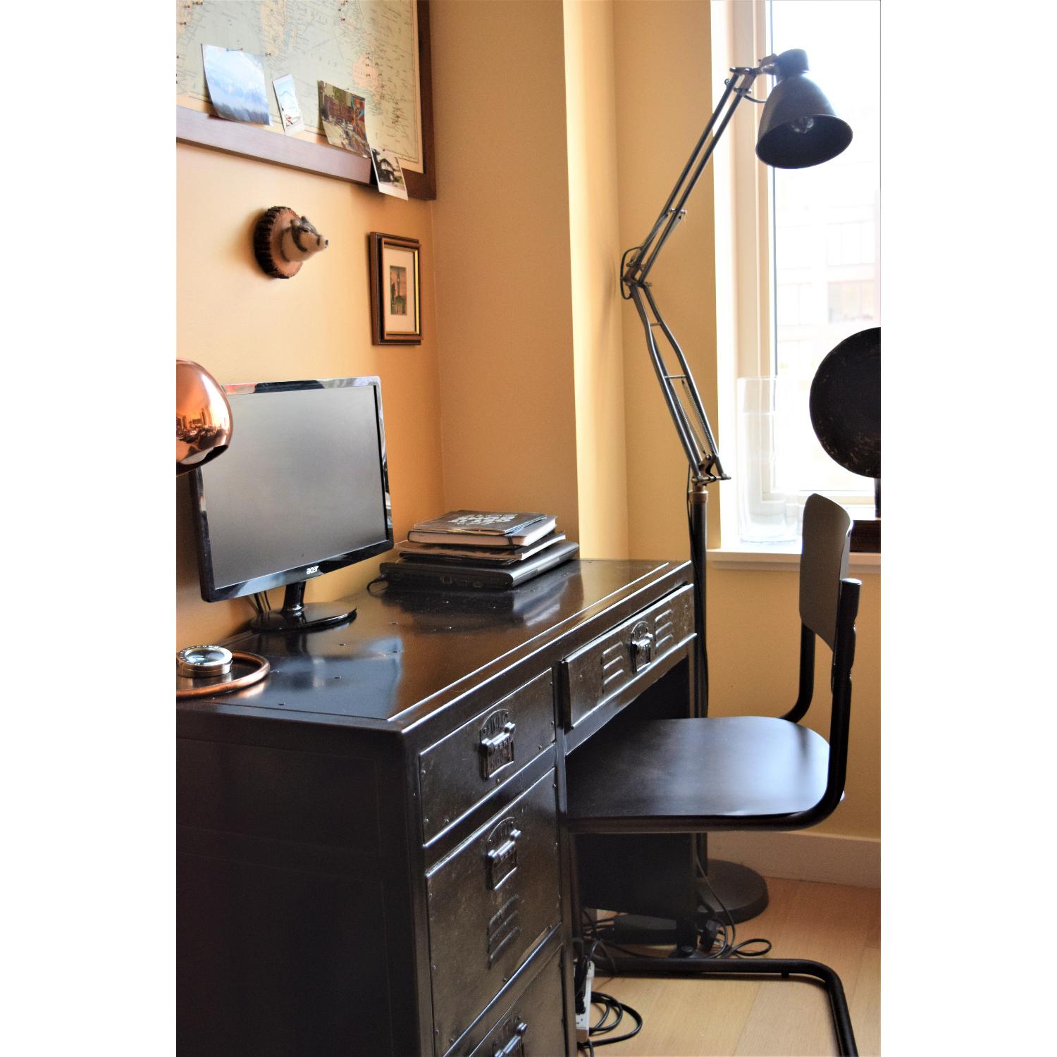 Restoration Hardware Vintage Locker Desk - image-1