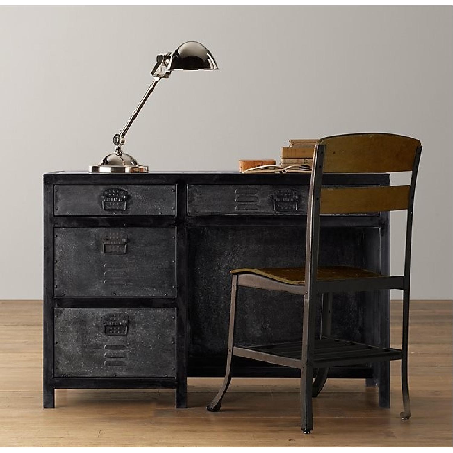 Restoration Hardware Vintage Locker Desk - image-2