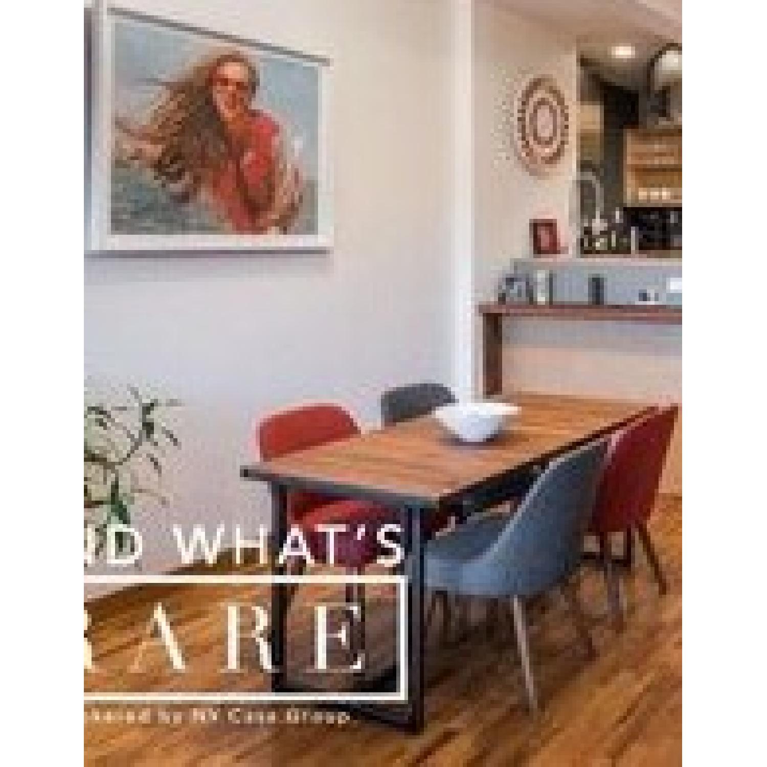 West Elm Fiery Orange Dining Chairs - image-2