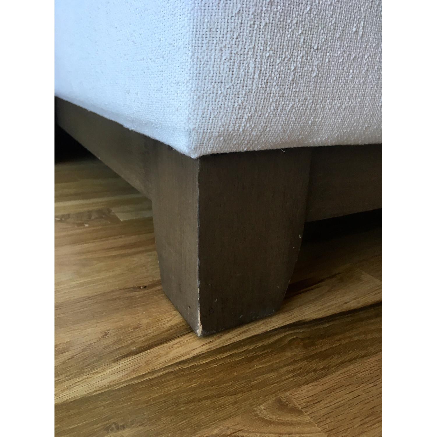 ABC Carpet & Home White 3-Piece Cobble Hill Sectional Sofa - image-5