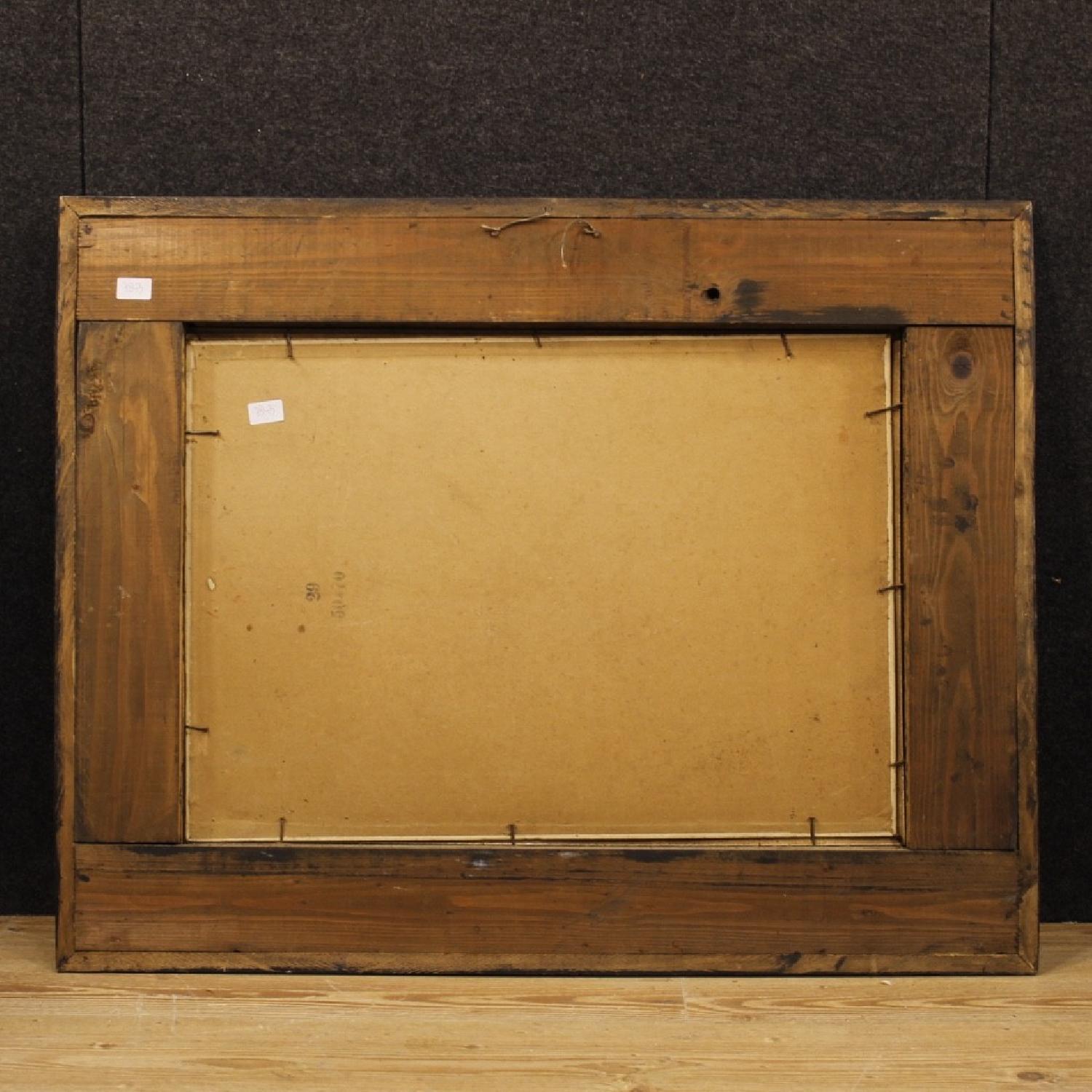 French Signed Bucolic Landscape Painting Oil On Canvas - image-10