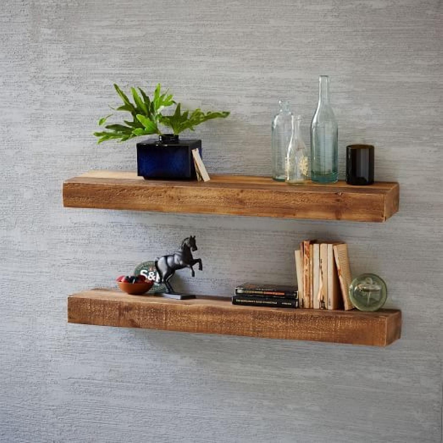 West Elm Emmerson Reclaimed Pine Floating Shelves - image-4