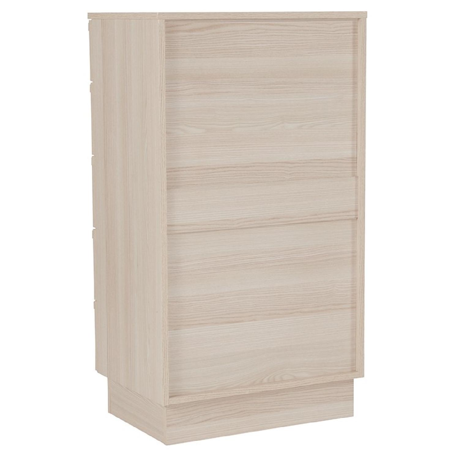 Contemporary 5 Drawer Chest in Cambria Ash Finish - image-3