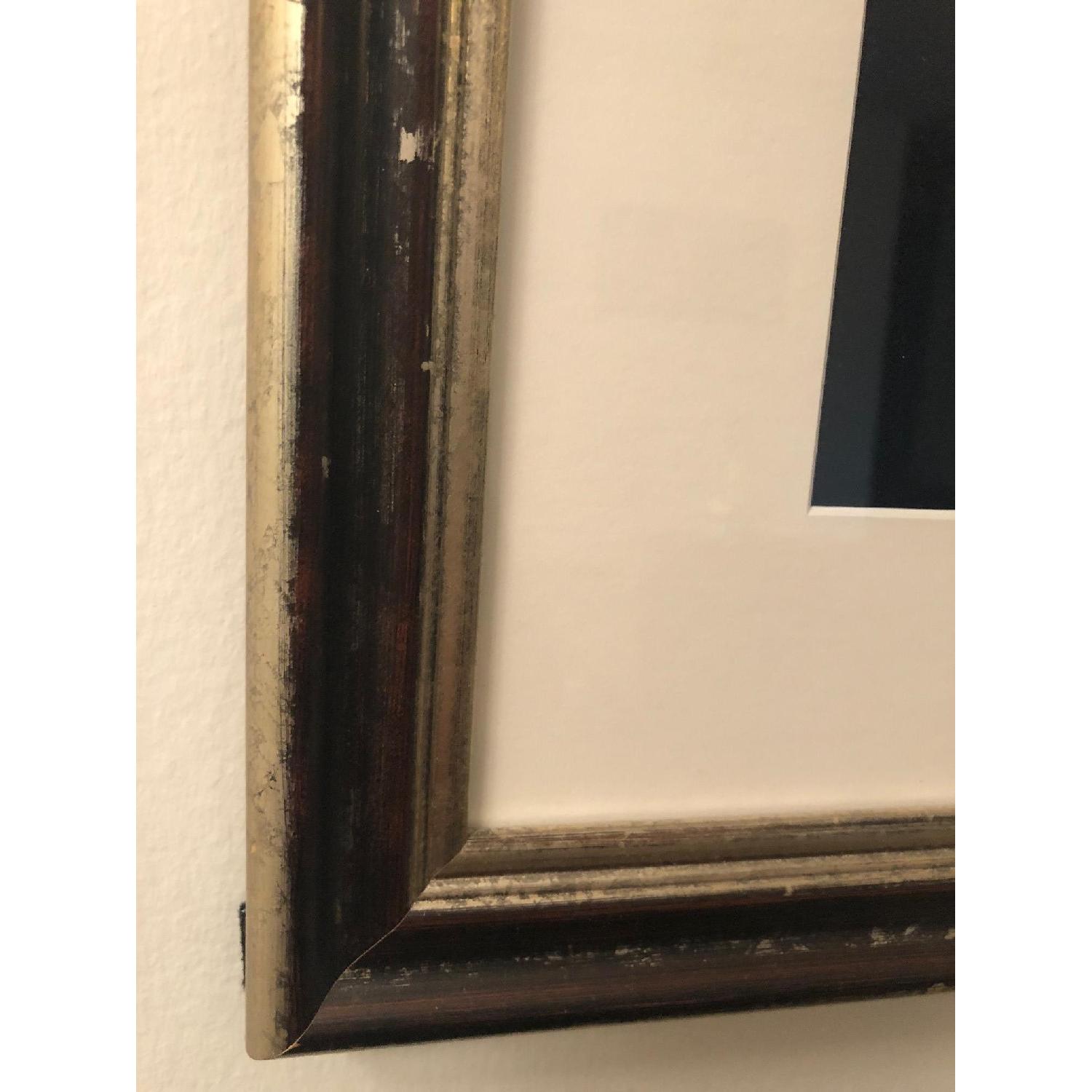 White Daisy Photograph w/ Bronze Distressed Frame - image-2