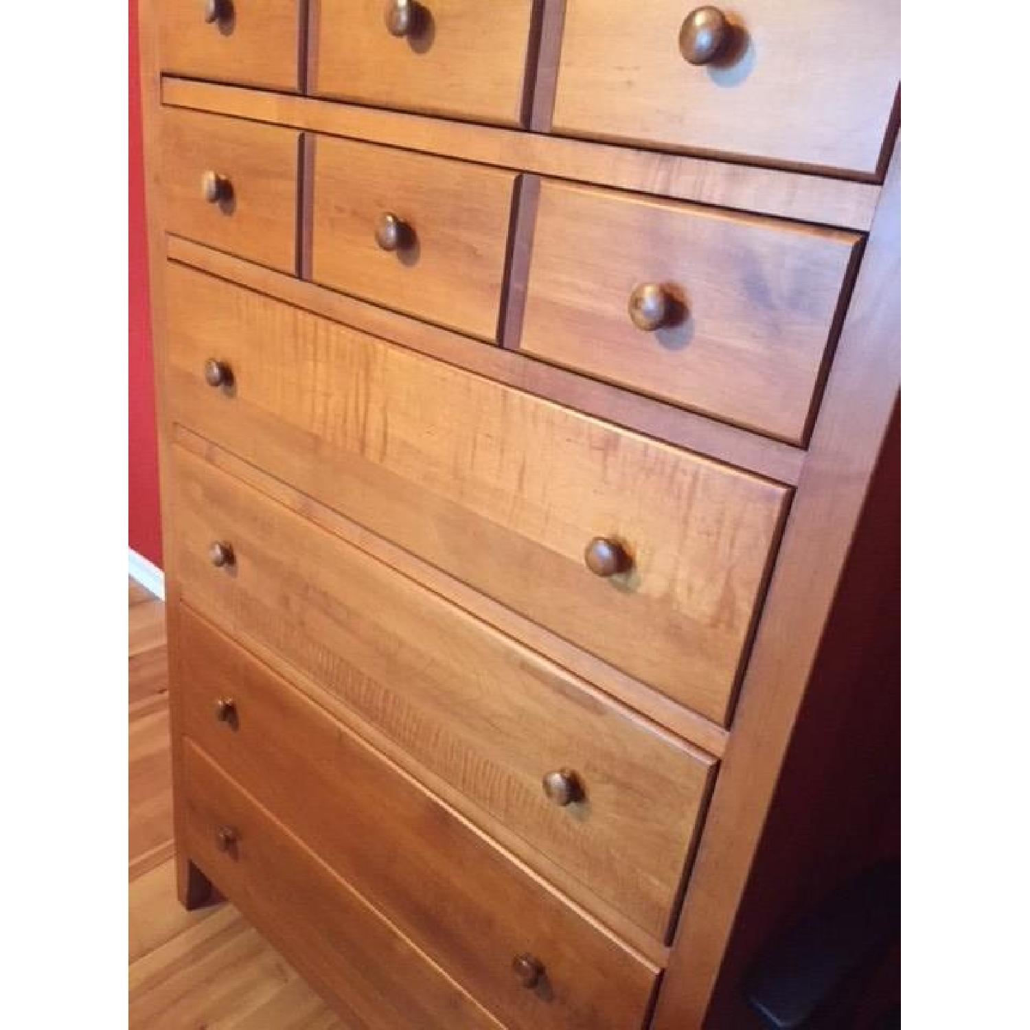 Honey Pine Tall 6Drawer Dresser AptDeco