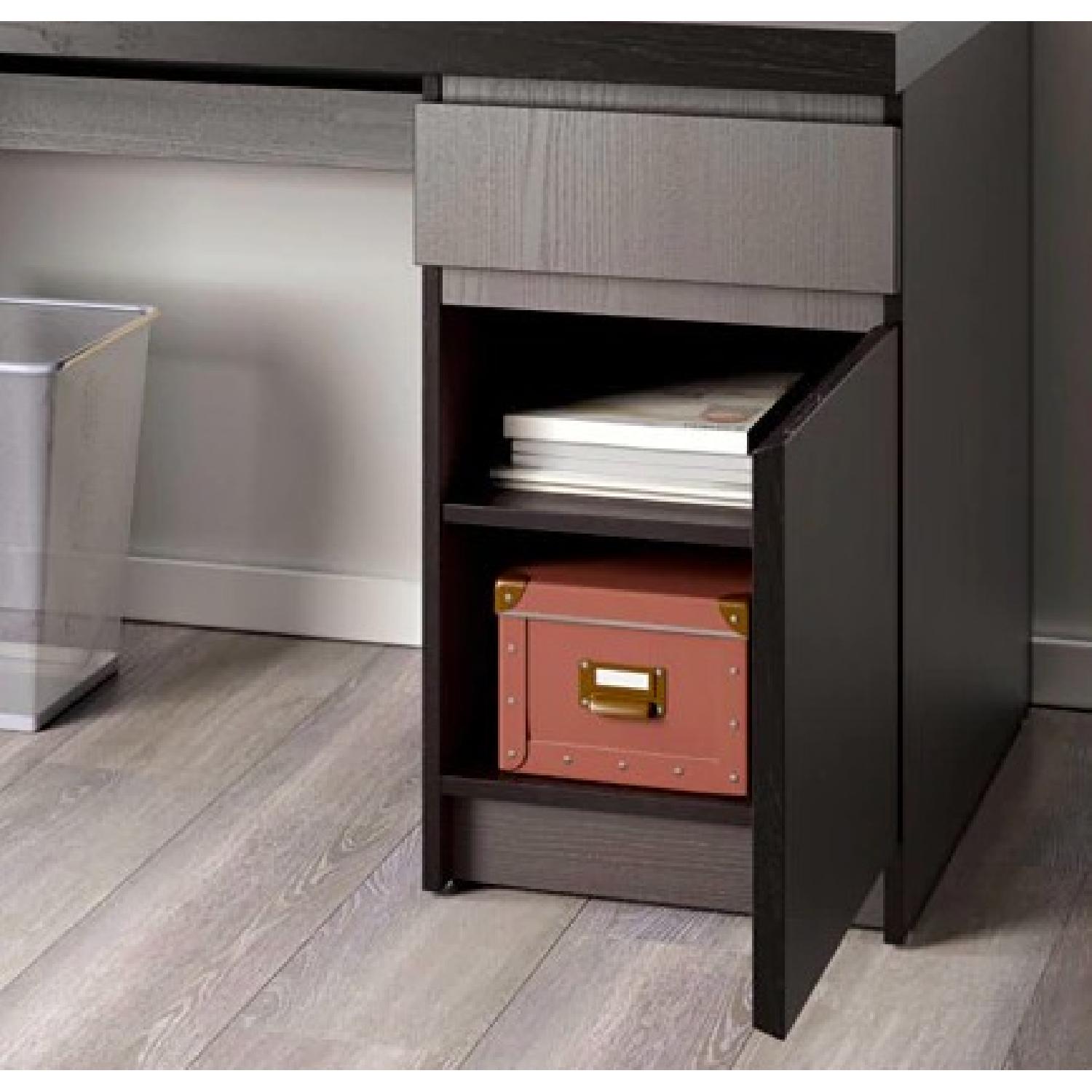 Ikea Malm Black/Brown Desk - image-3