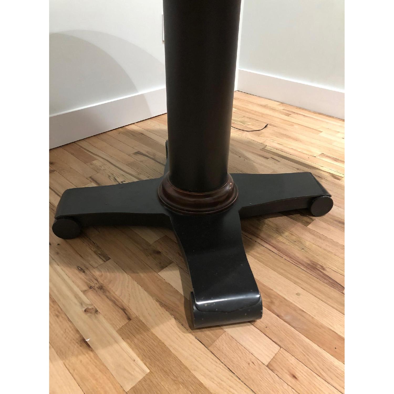 Crate & Barrel Collina Copper Top Round Dining Table - image-3