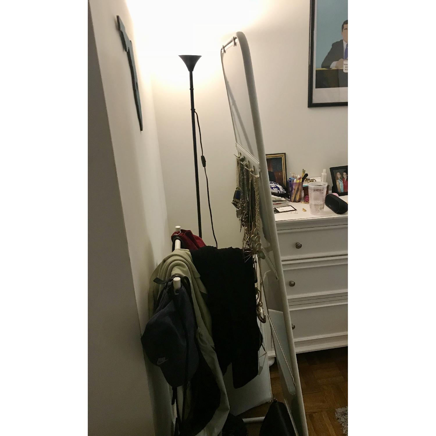 Ikea Knapper Floor Mirror in White - image-5