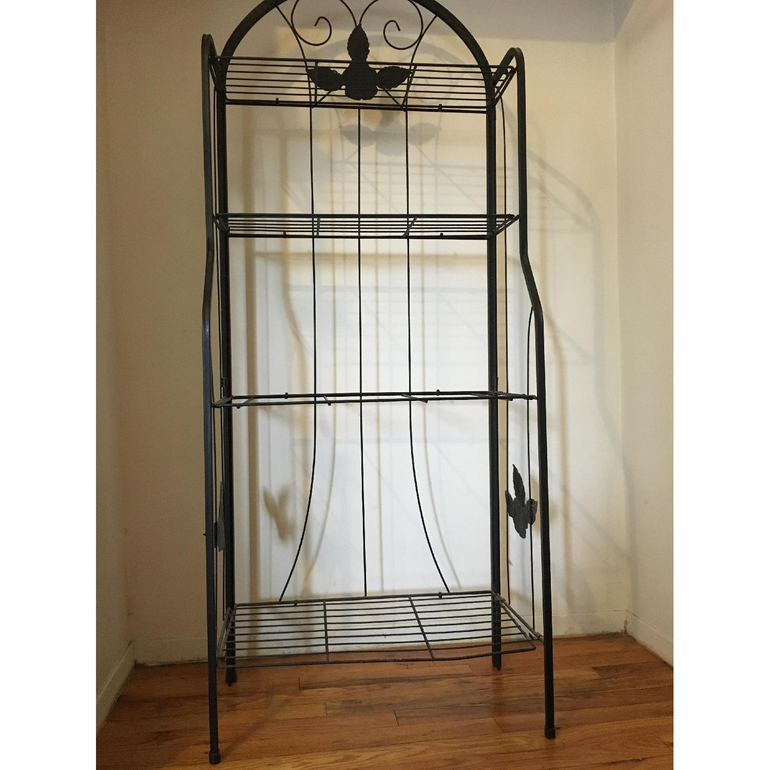 Metal Wire Shelf Stand AptDeco