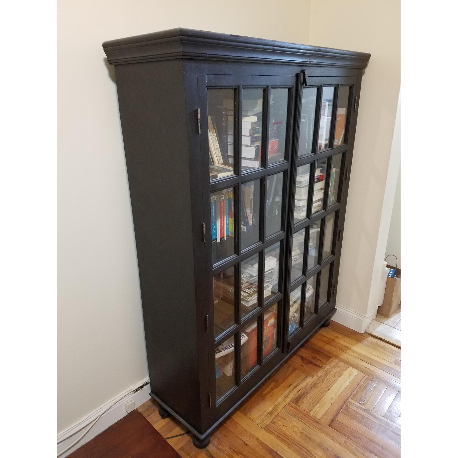 Crate & Barrel Rojo 4-Shelves Wooden Bookcase - image-2