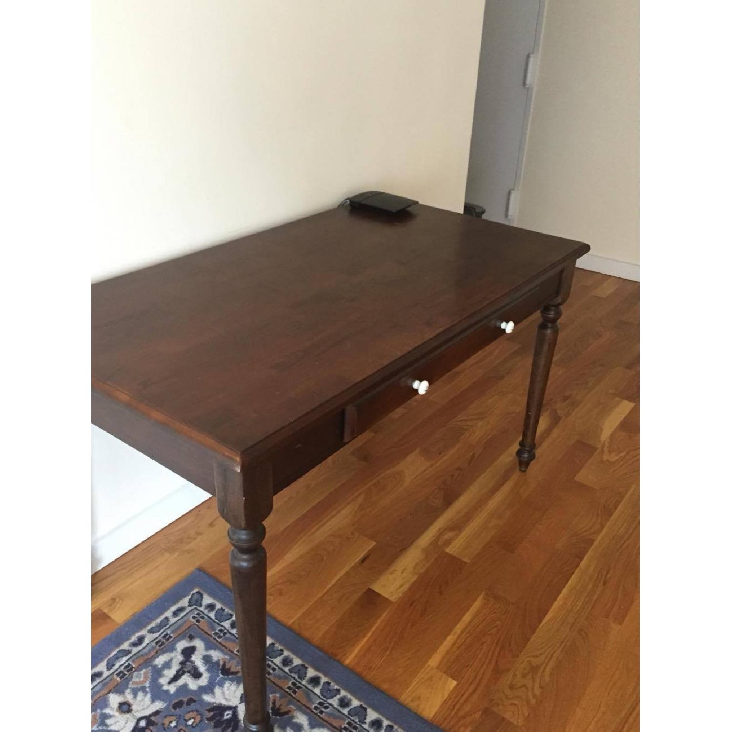 Antique Solid Wood Desk - image-5