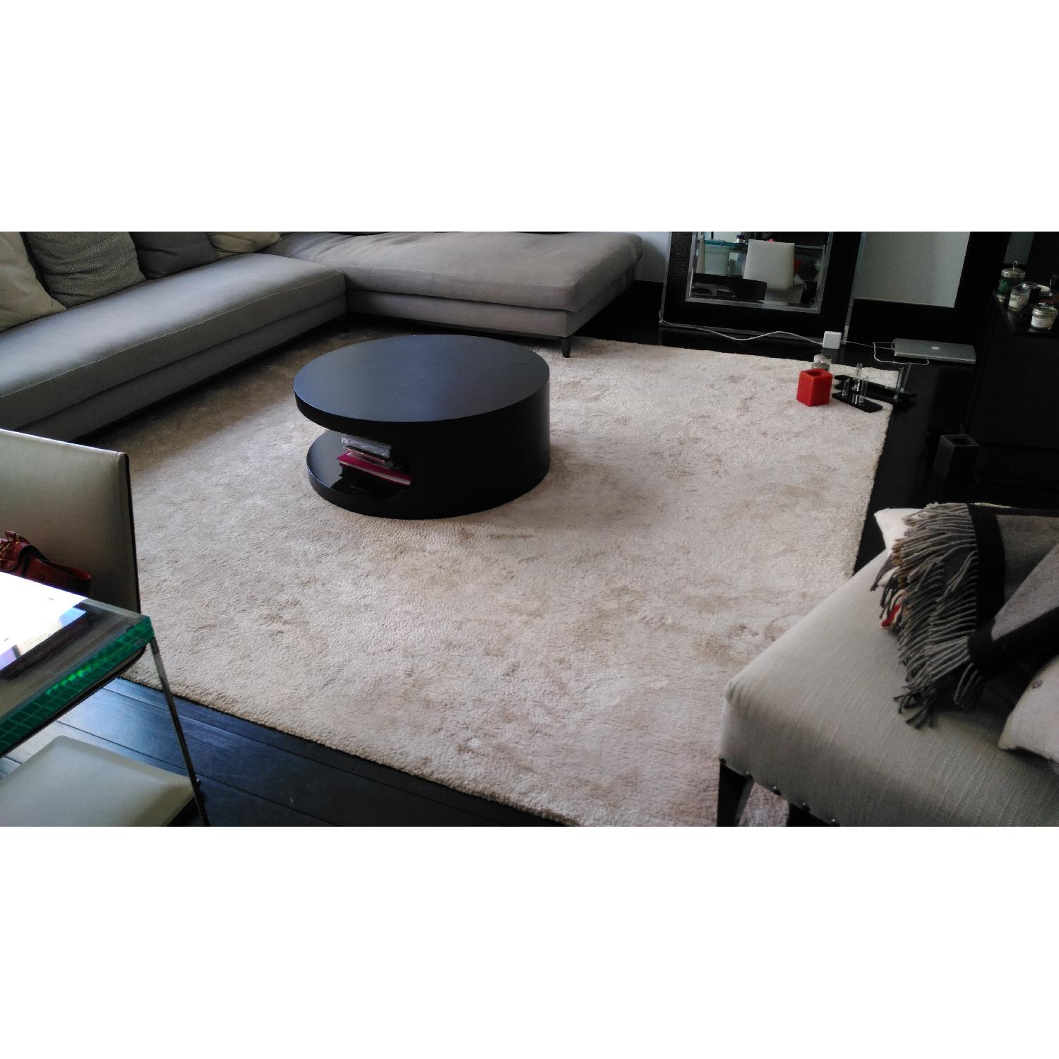 Minotti Round Black Coffee Table - image-2