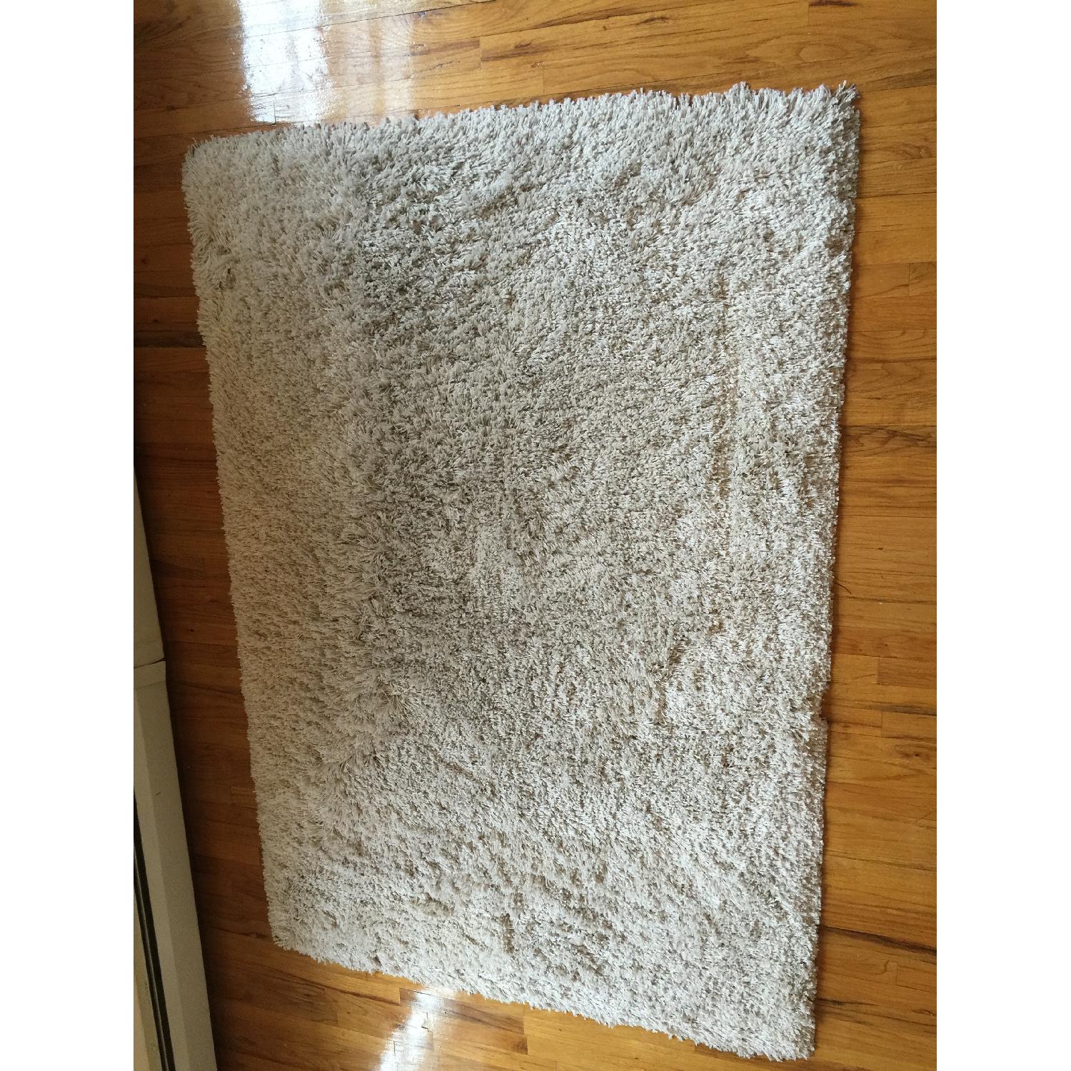 Ikea Gaser High Pile Off-White Rug - image-1