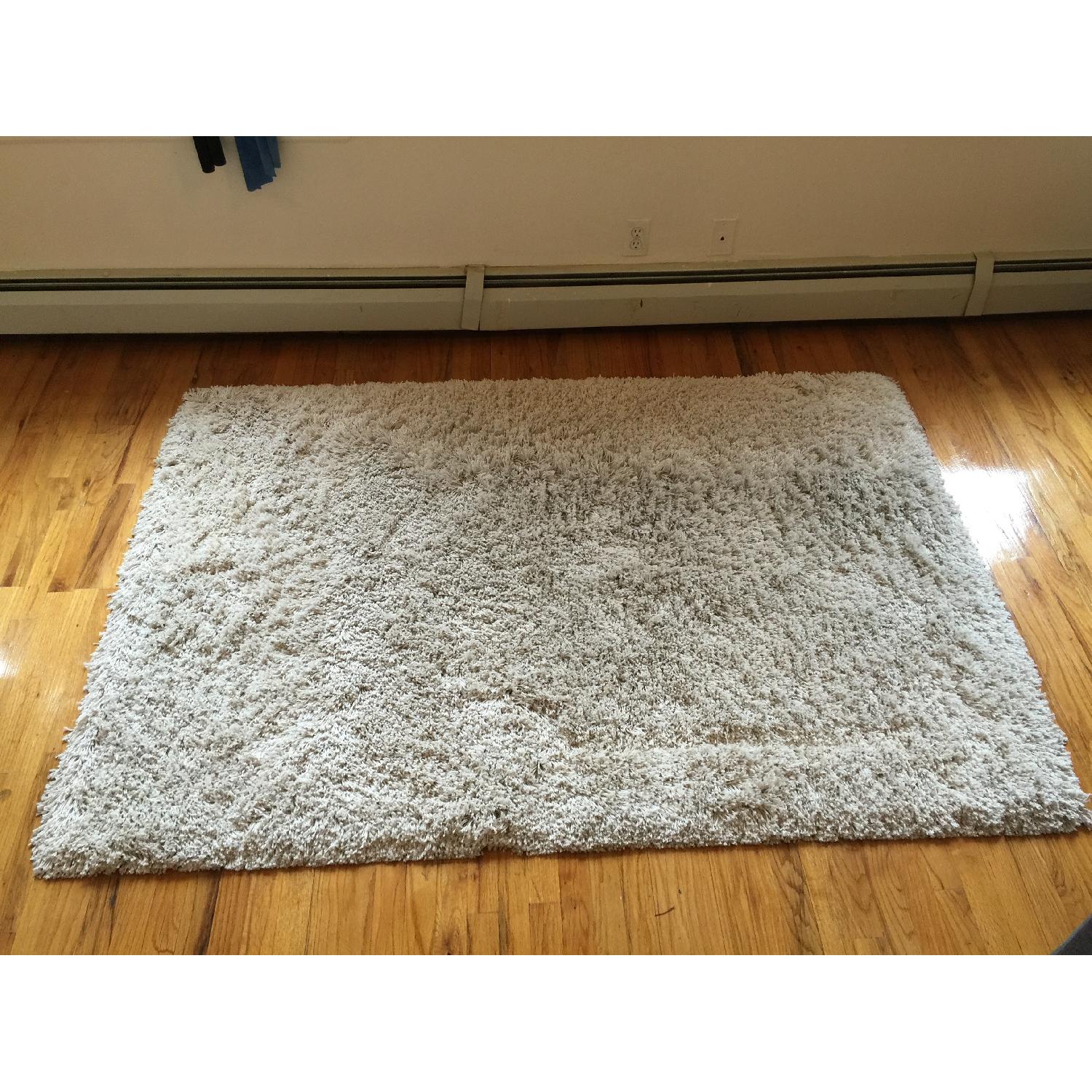Ikea Gaser High Pile Off-White Rug - image-3