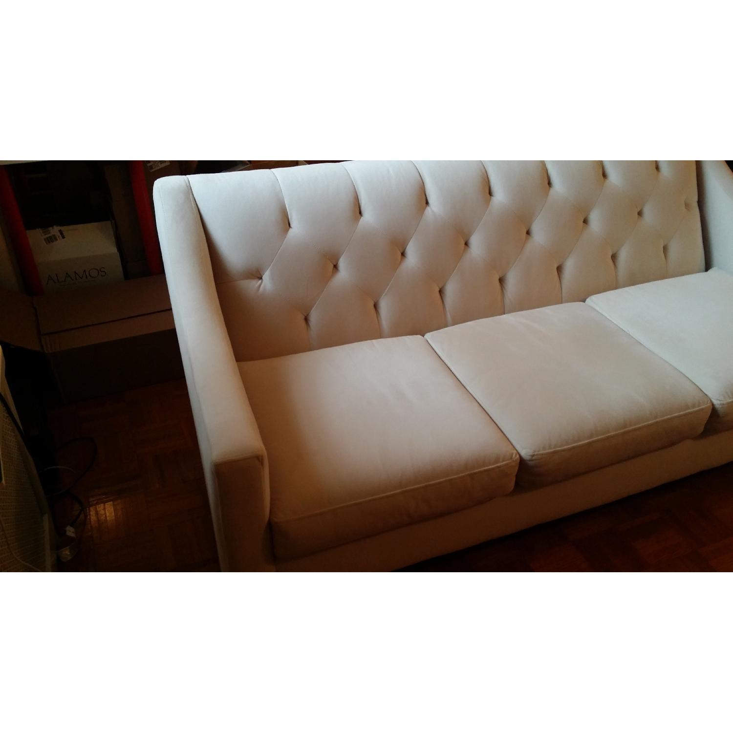 Macy's Chloe Velvet Tufted Sofa - image-2