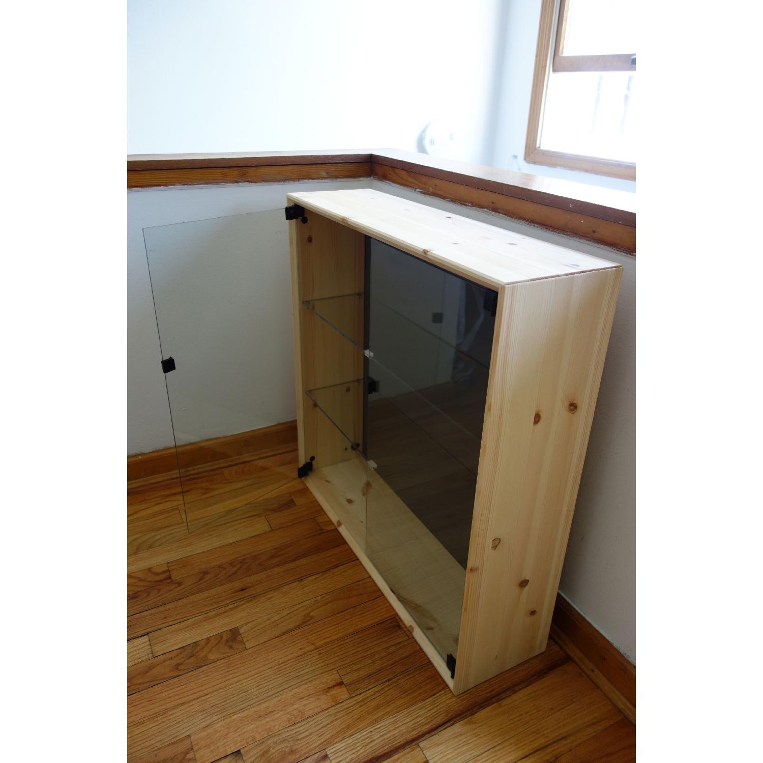 Ikea Nornas Glass Door Wall Cabinet - image-3