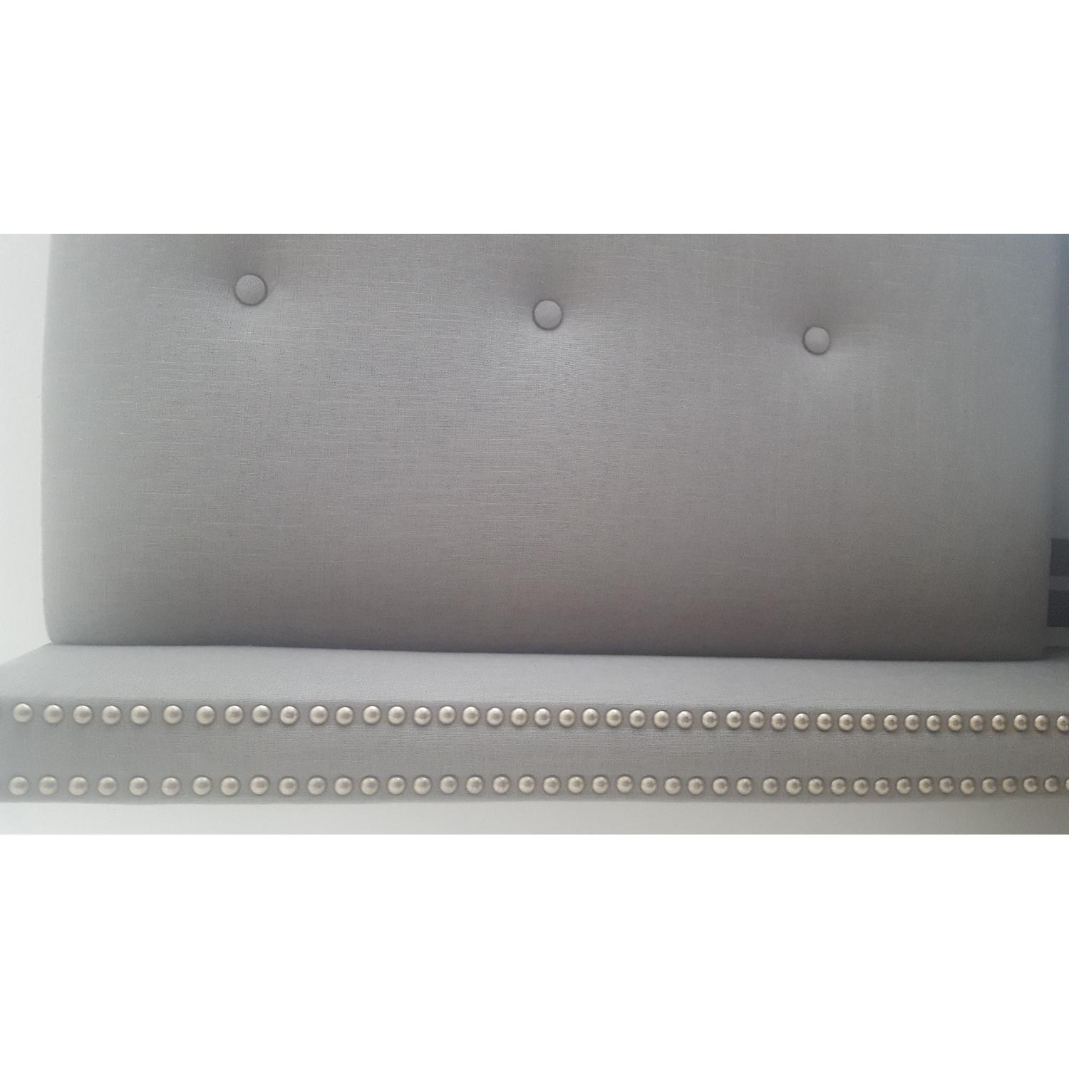 Grey Fabric Headboard - image-4