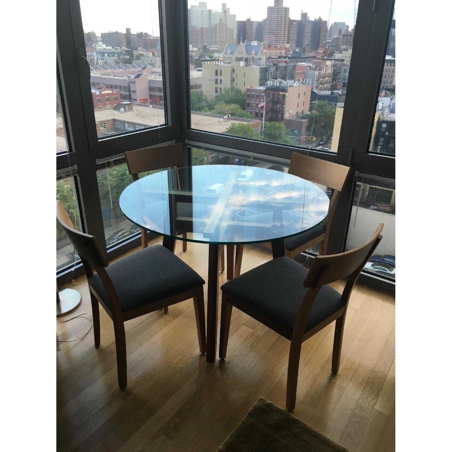 Room & Board Benson Table w/ 4 Matching Doyle Chairs - image-1