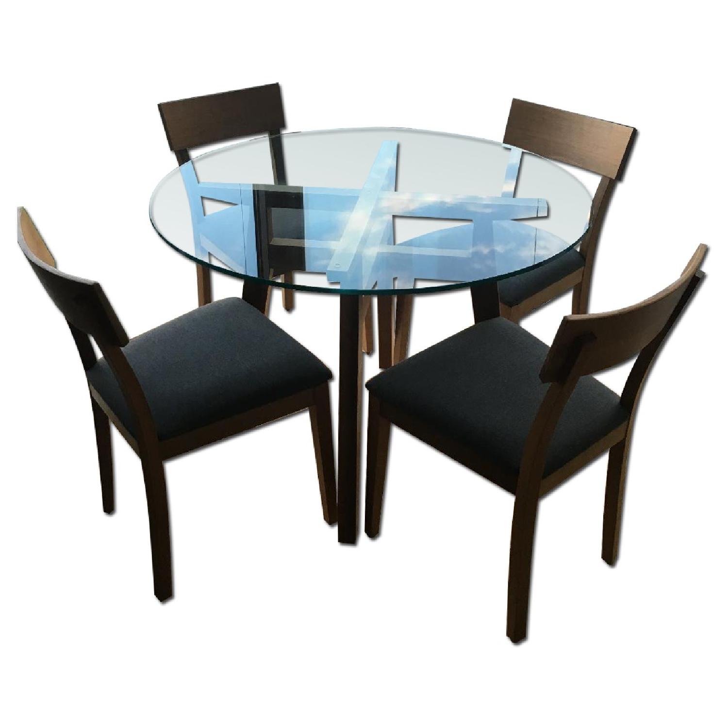 Room & Board Benson Table w/ 4 Matching Doyle Chairs - image-0