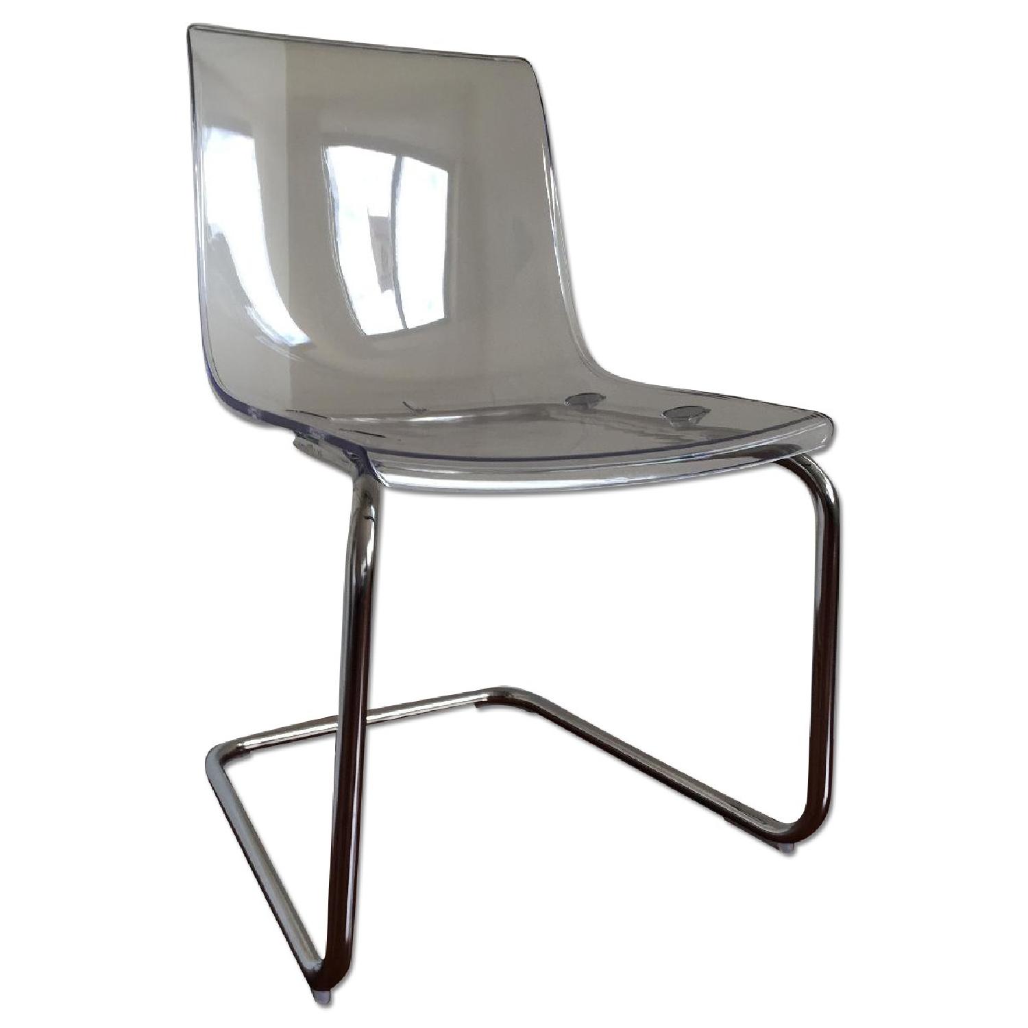Ikea Grey Acrylic Chair STEIN Chair, Transparent IKEA UK