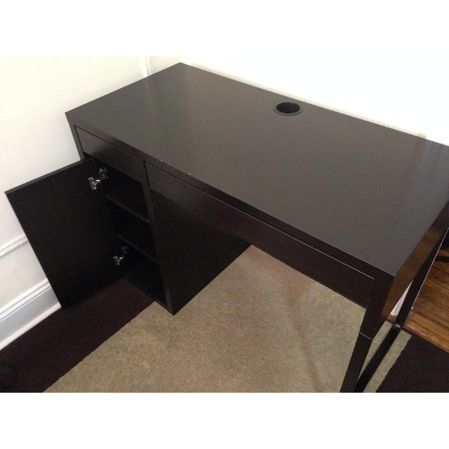 Ikea Micke Black Desk - image-2