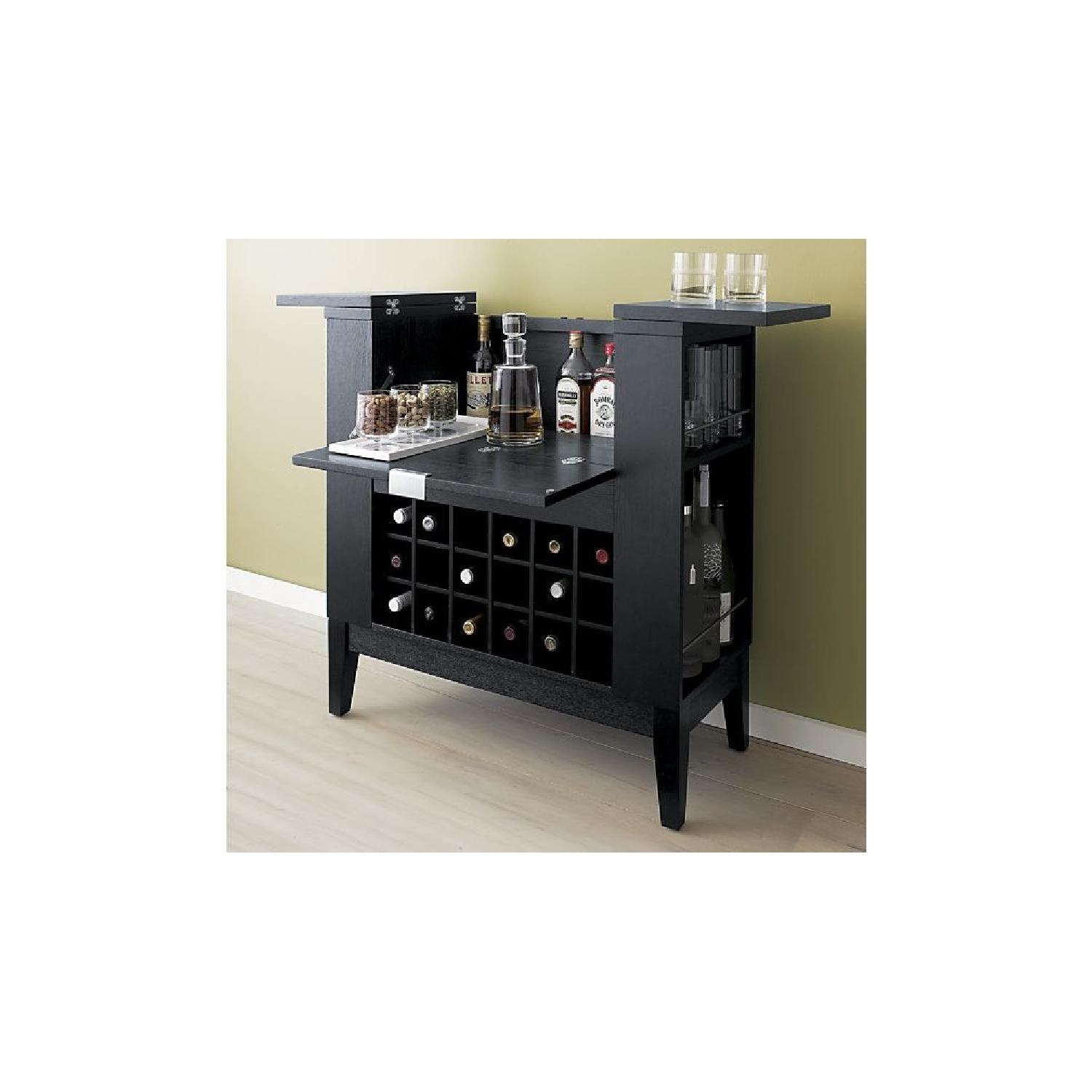 Crate & Barrel Parker Spirits Black Bar AptDeco