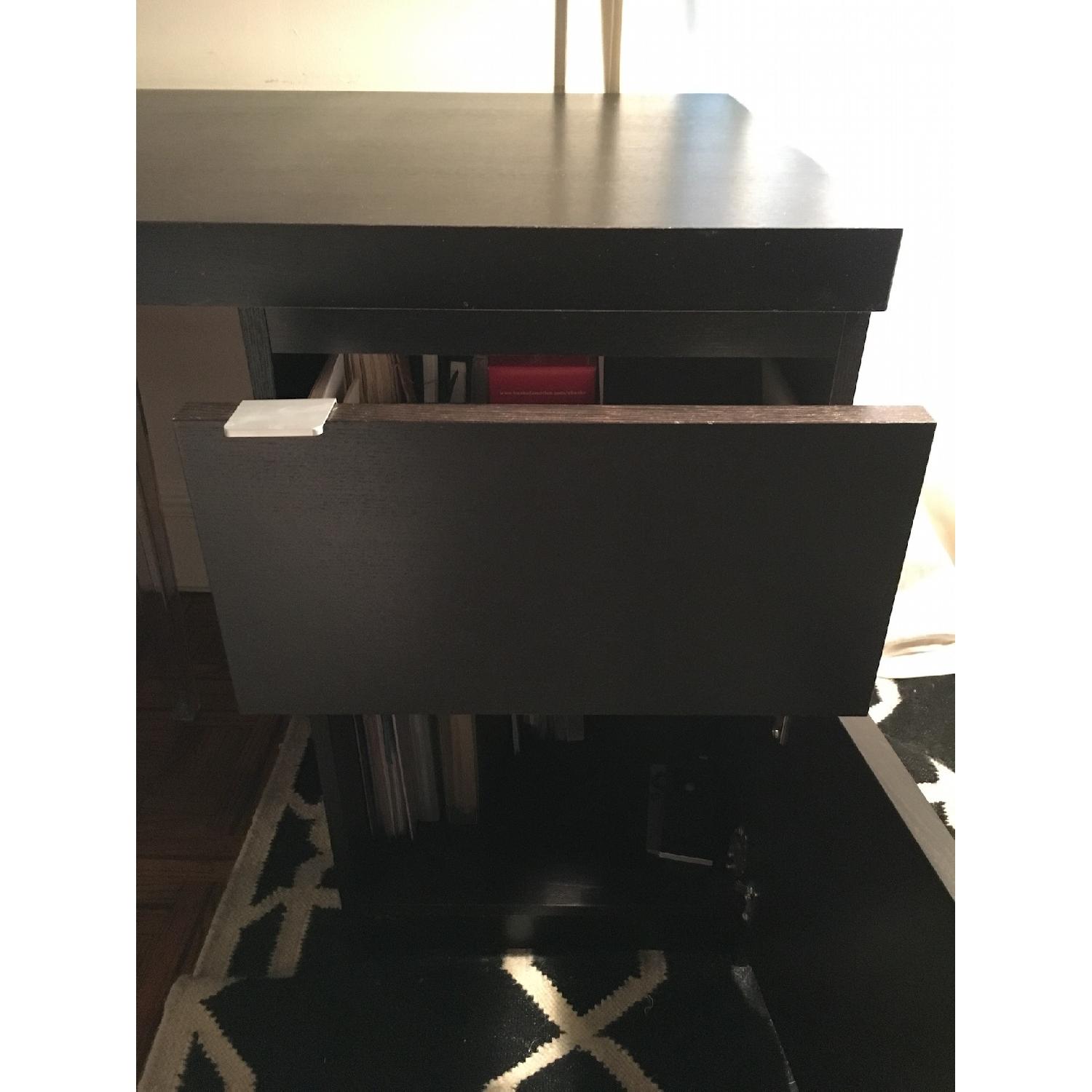 Ikea Malm Black Desk - image-6