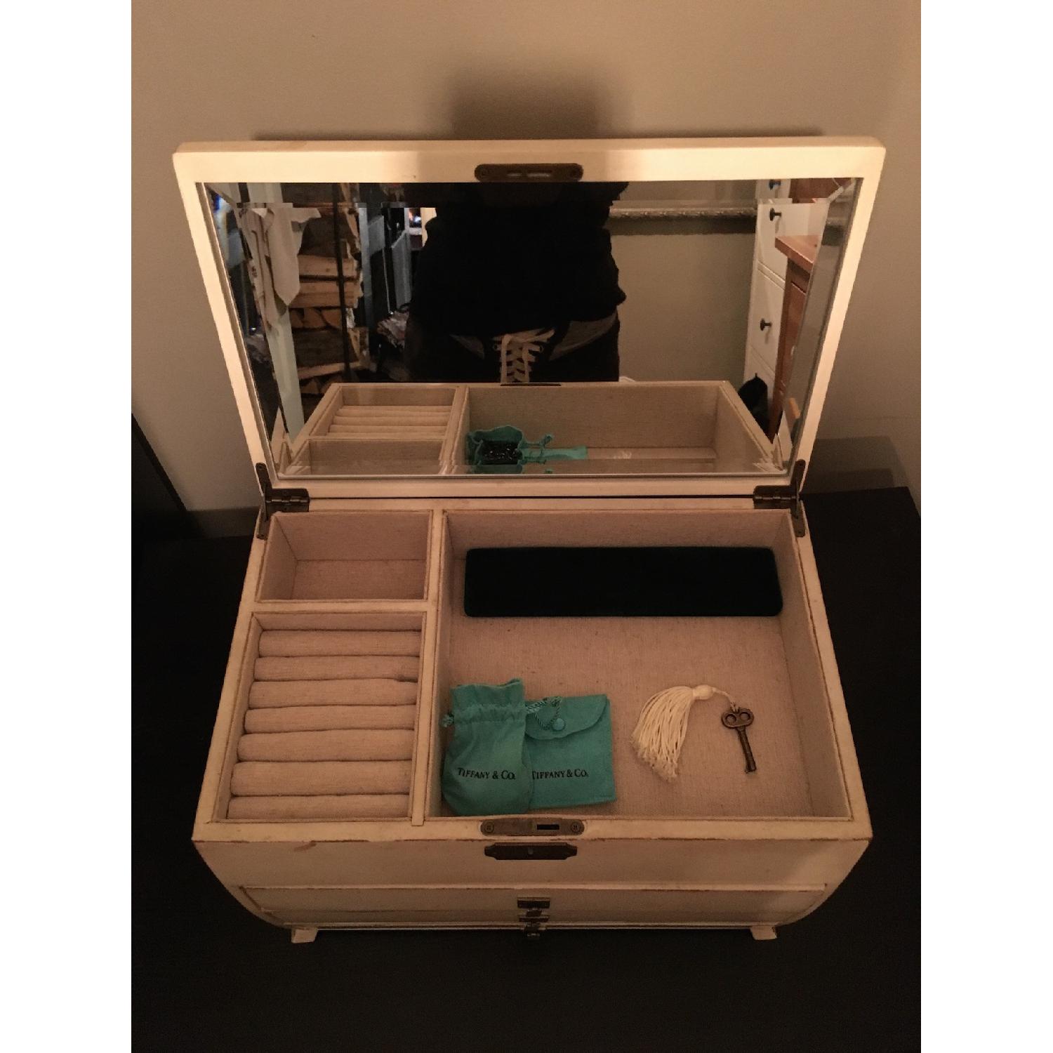 Pottery Barn Emmett Cream Jewelry Dresser - image-2