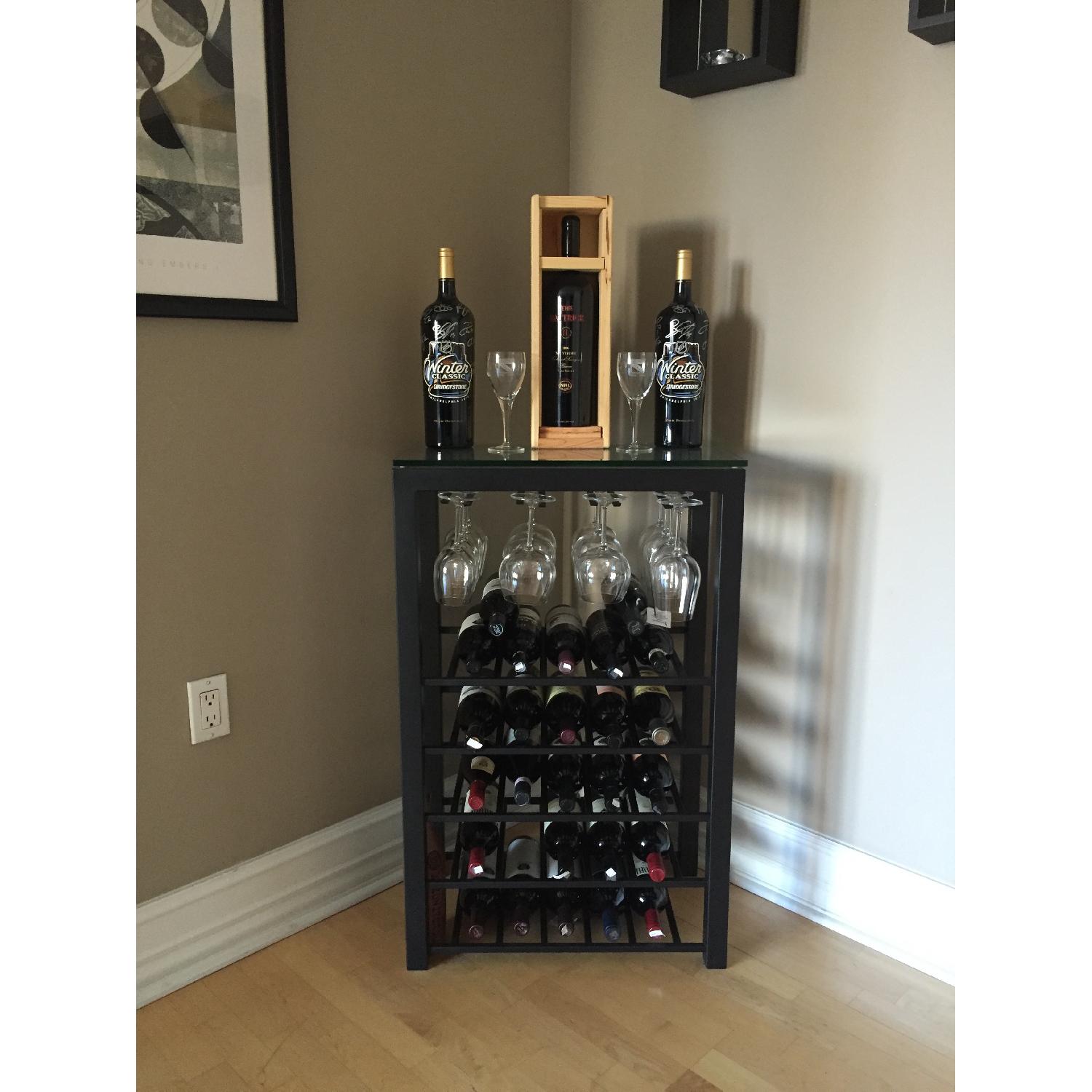 Crate & Barrel Parson Wine Rack - image-1