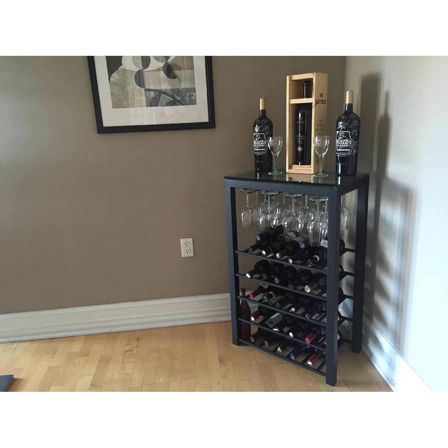 Crate & Barrel Parson Wine Rack - image-2