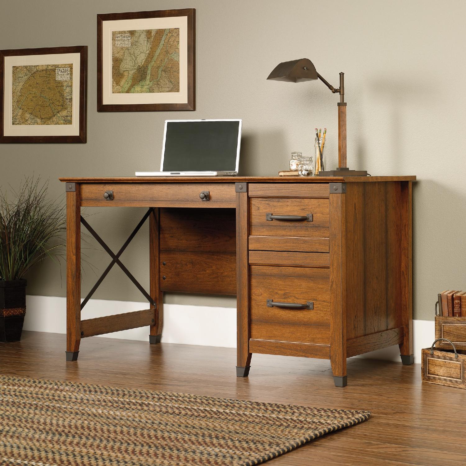 Sauder Carson Forge Desk - image-1