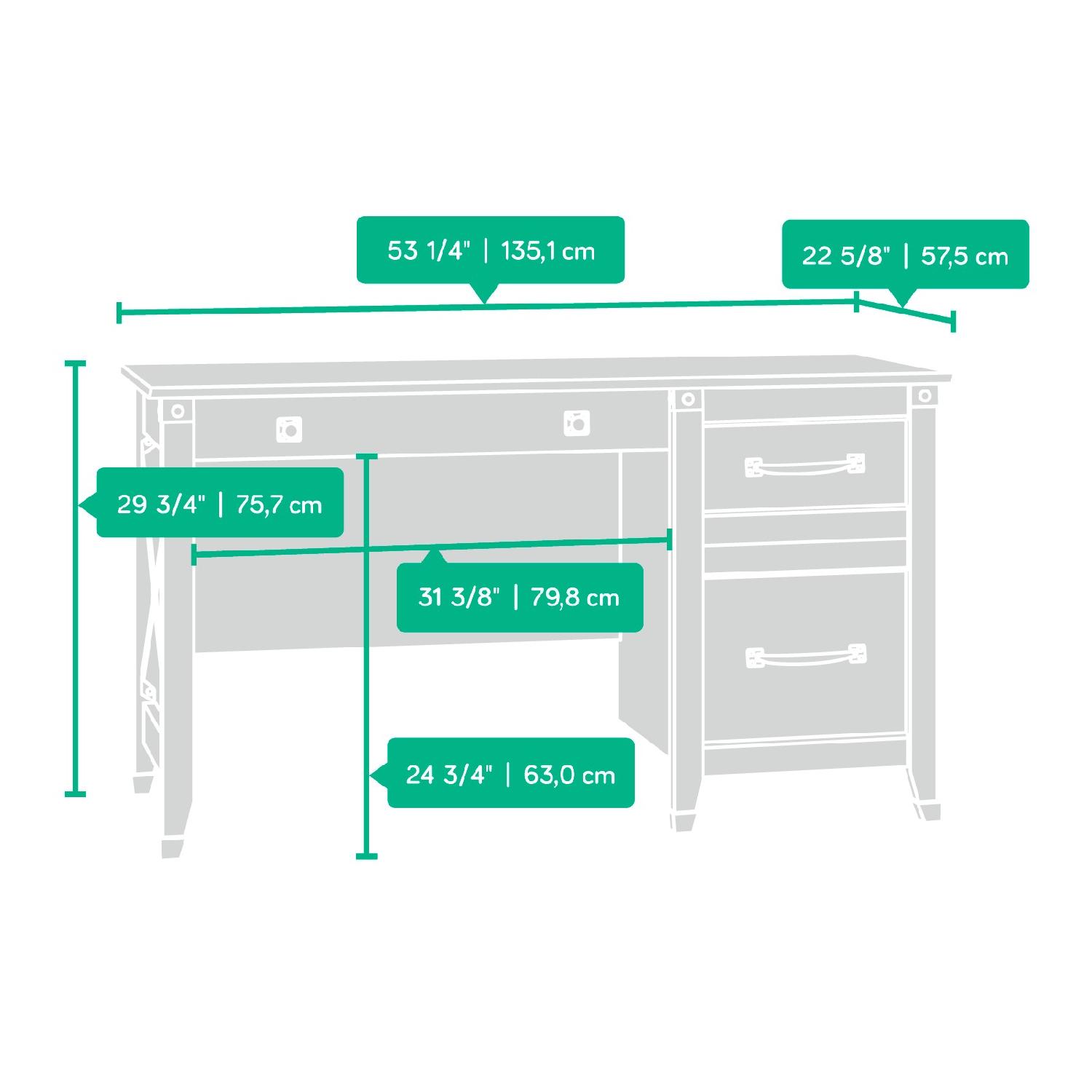 Sauder Carson Forge Desk - image-2