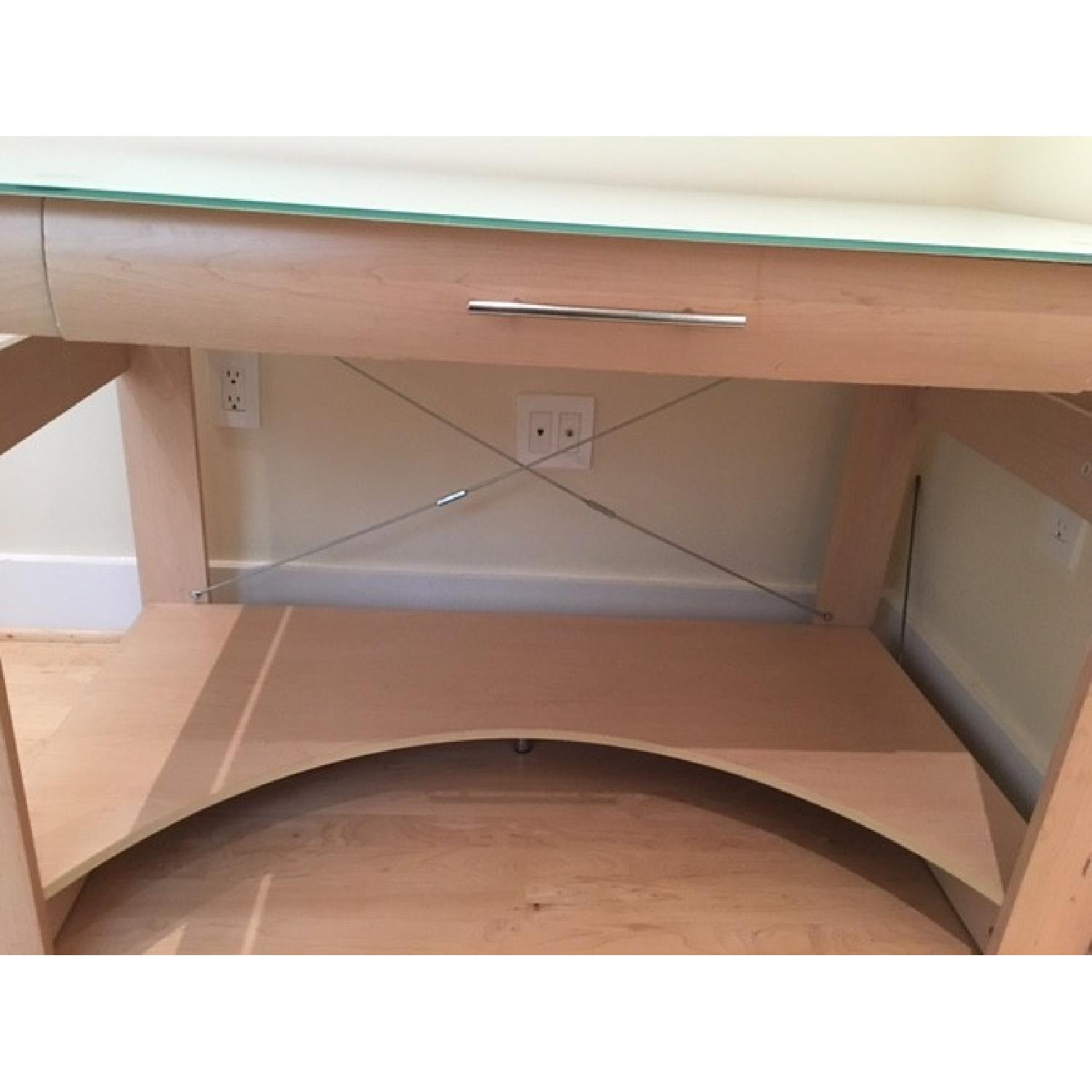 Ikea Desk w/ Matching File Cabinet - image-3