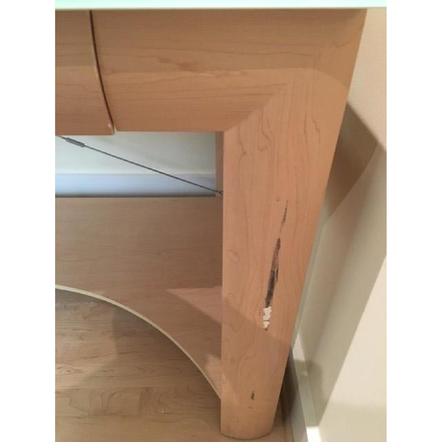 Ikea Desk w/ Matching File Cabinet - image-7