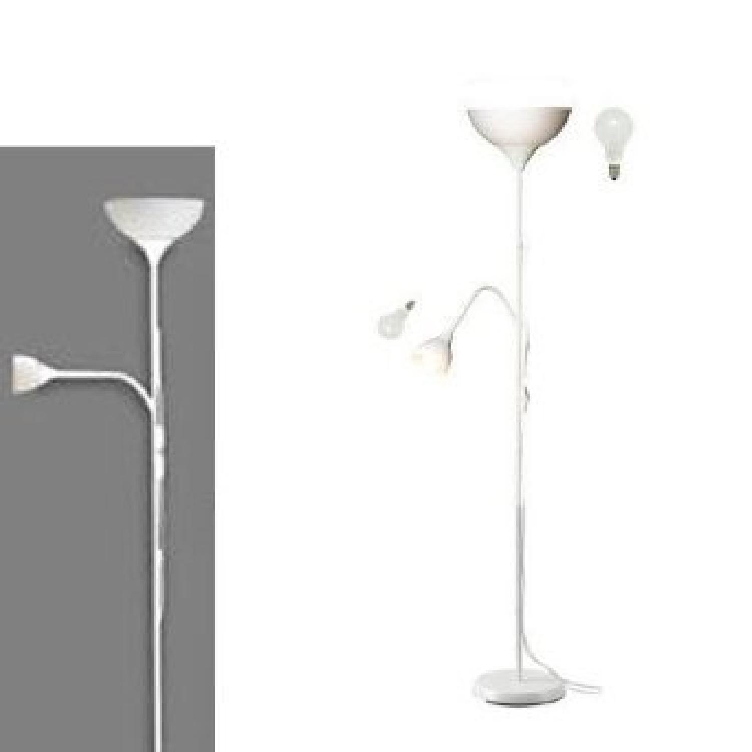 Ikea White Upright/Reading Floor Lamp - image-3