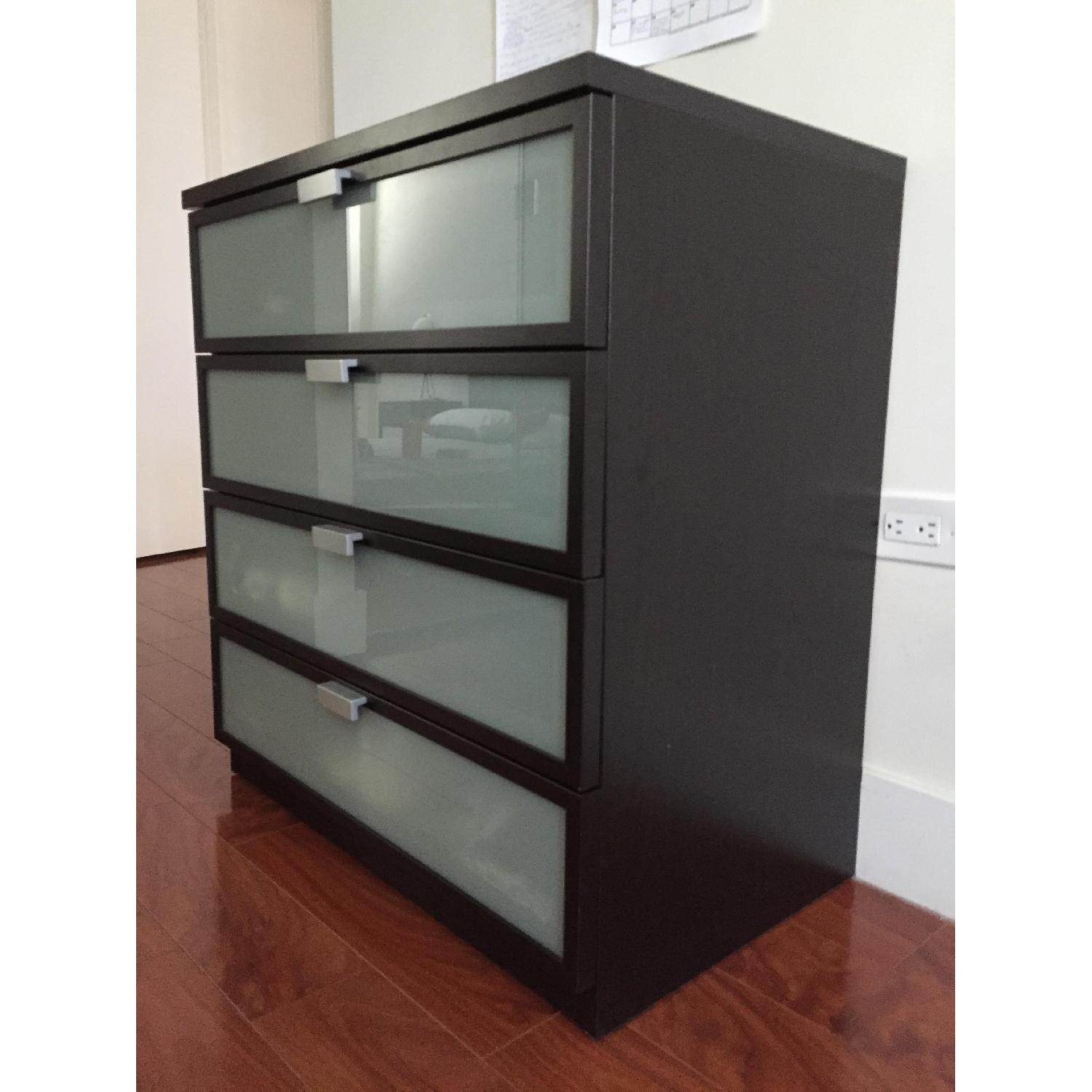Ikea Dark Brown 4 Drawer Chest - image-2