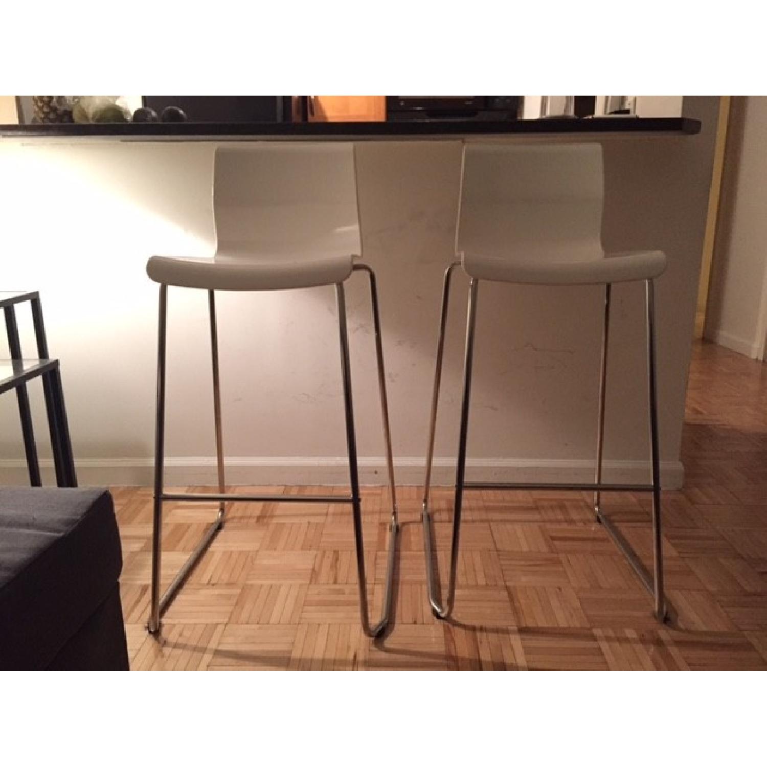 Ikea Glenn Bar Stool in White - image-3