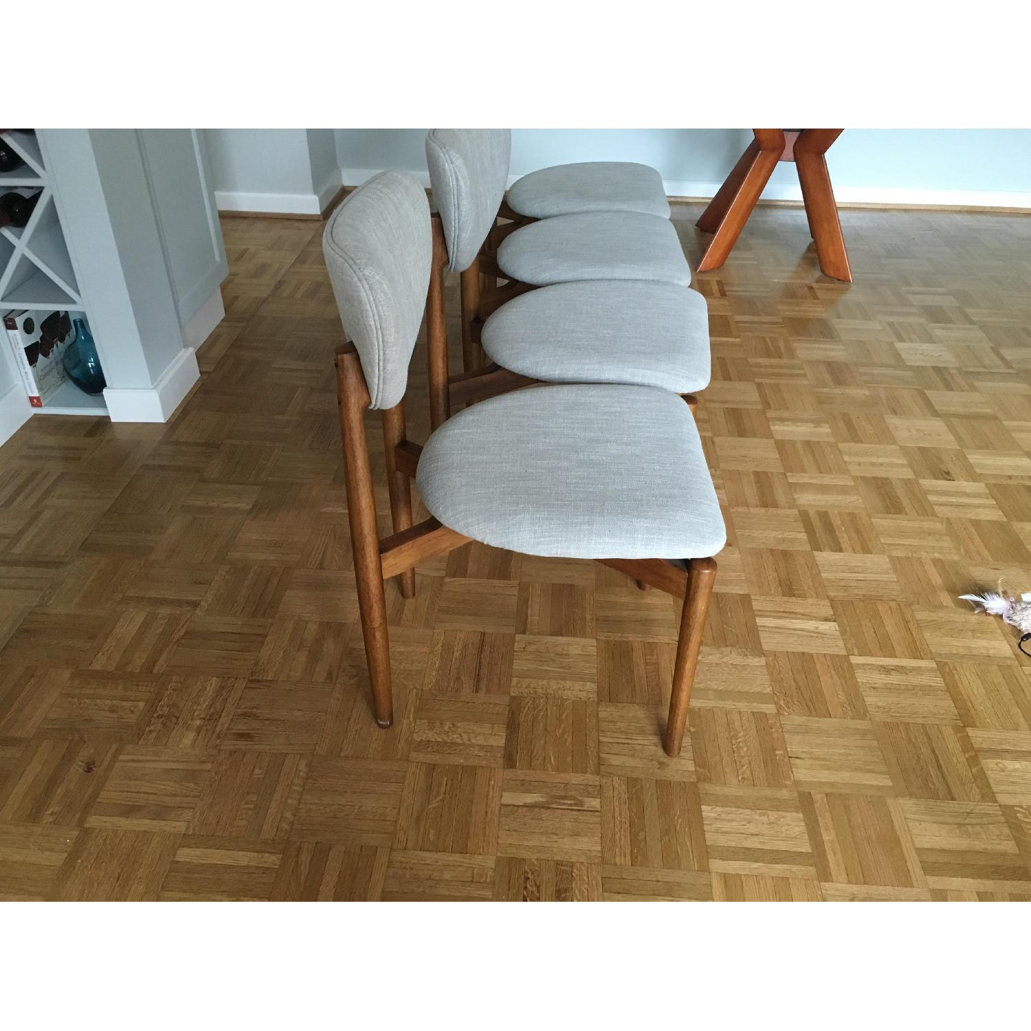 West Elm Dane Platinum Chairs - image-2