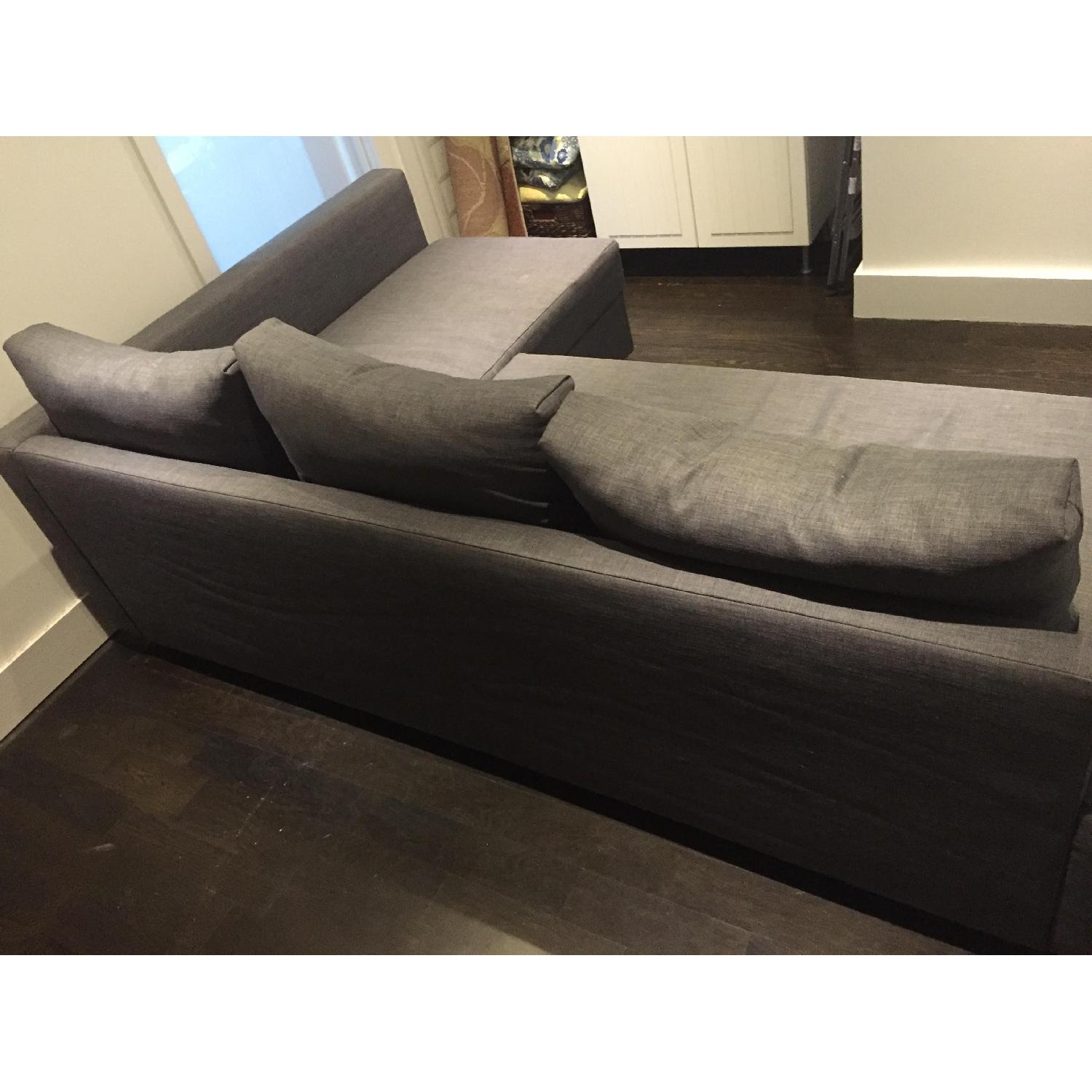ikea Friheten Gray Sleeper Sofa w/ Chaise - image-4