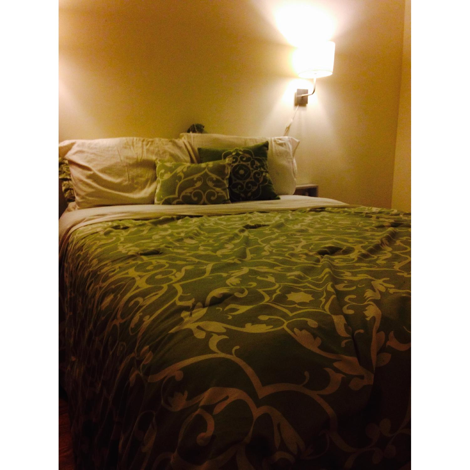 Ikea Brimnes Full Size Bed w/ Four Drawers - image-1