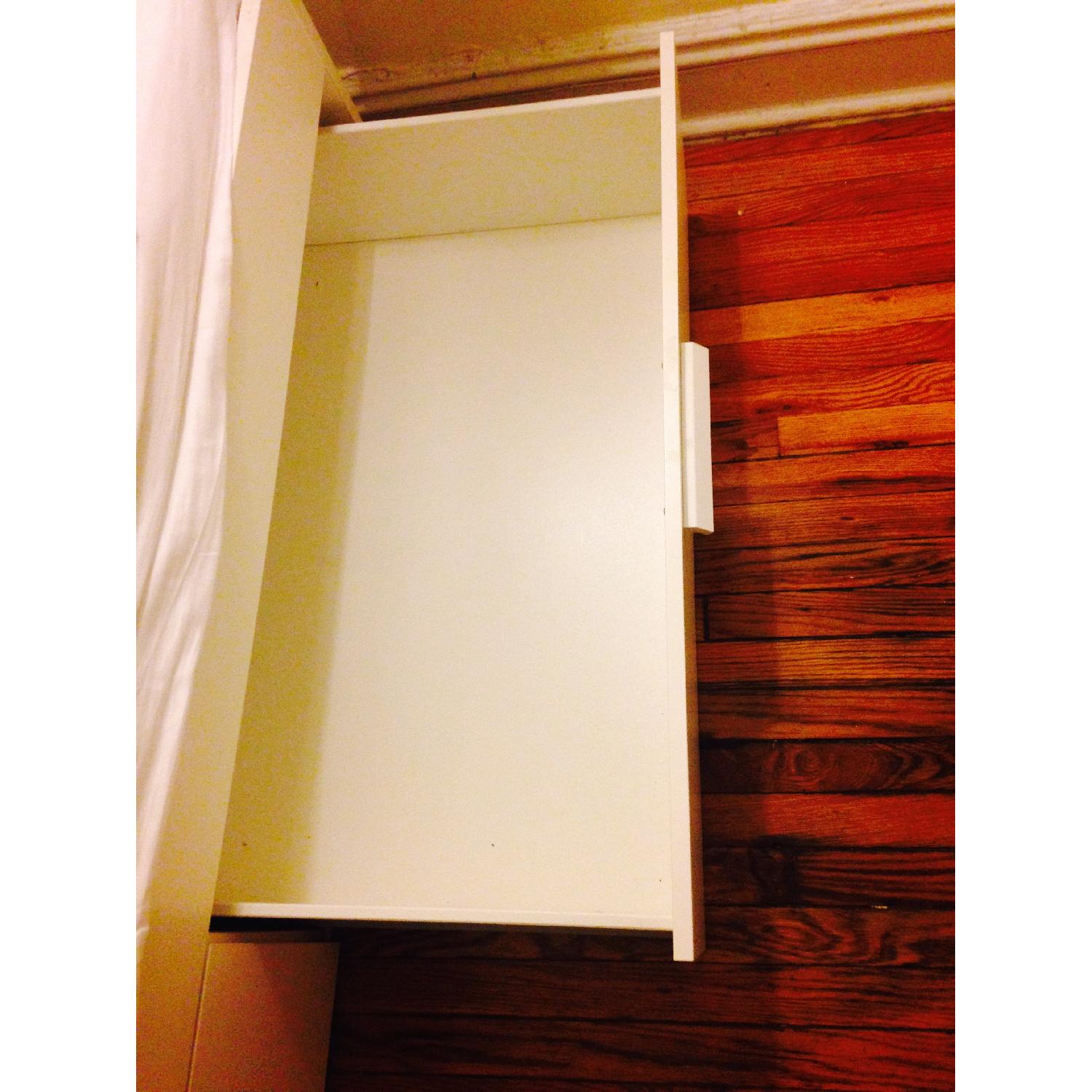 Ikea Brimnes Full Size Bed w/ Four Drawers AptDeco