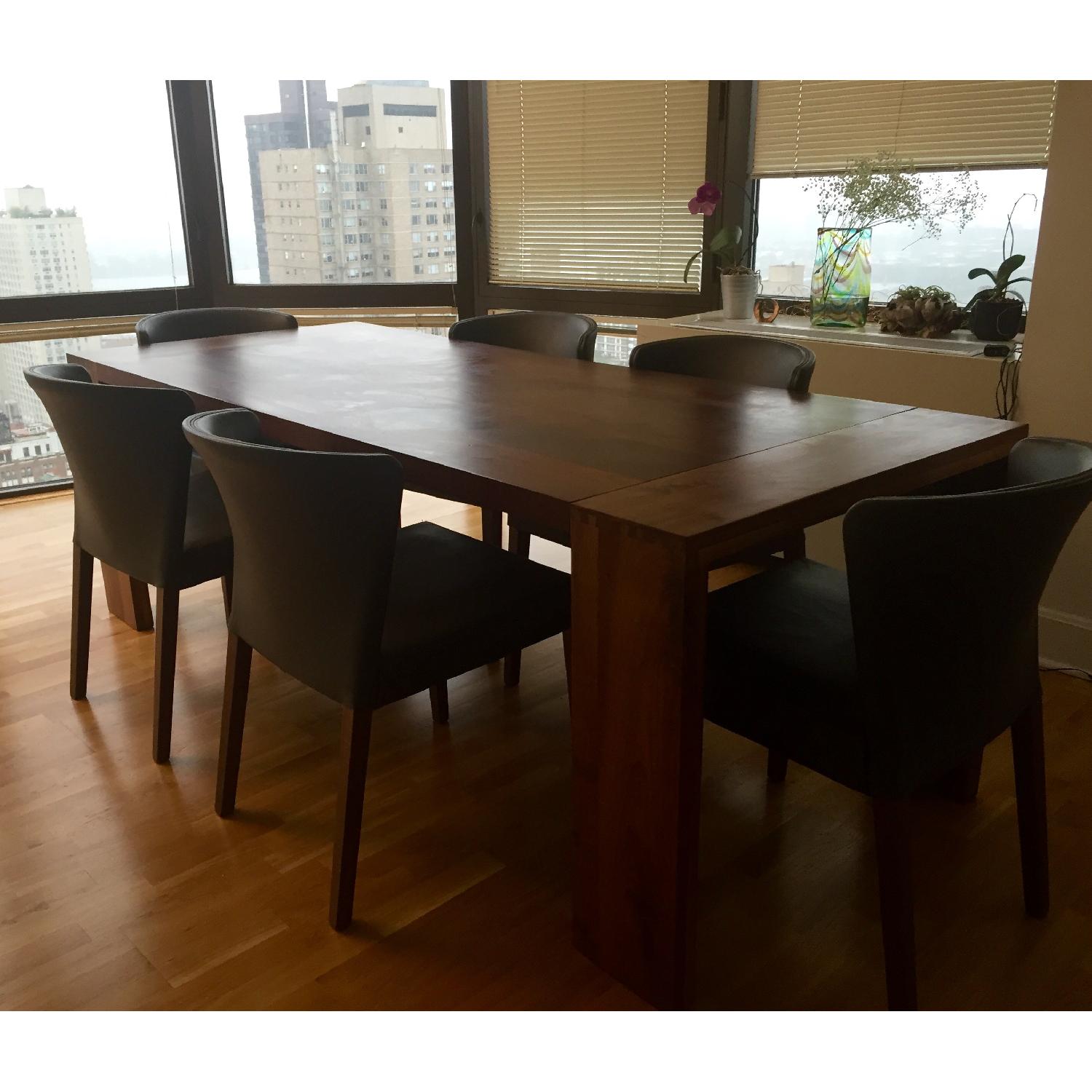 Crate & Barrel Flynn Dining Table AptDeco