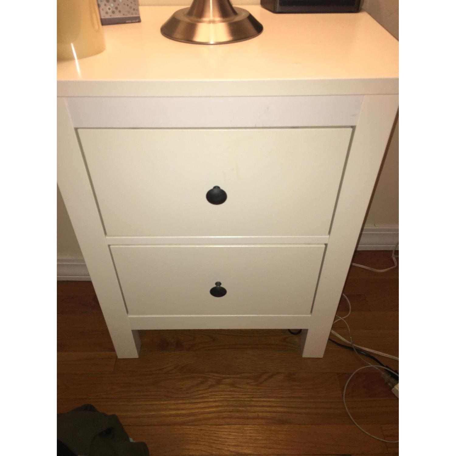 Ikea Hemnes 2 Drawer Nightstand AptDeco