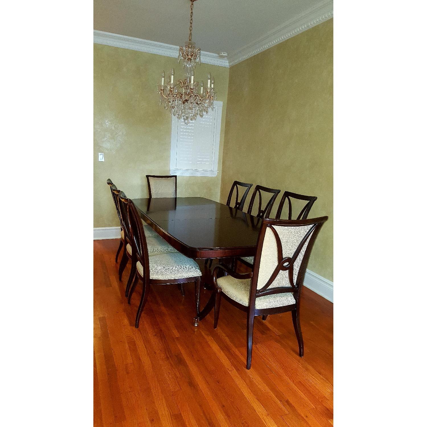 Thomasville Dining Table w/ 8 Chairs - image-1