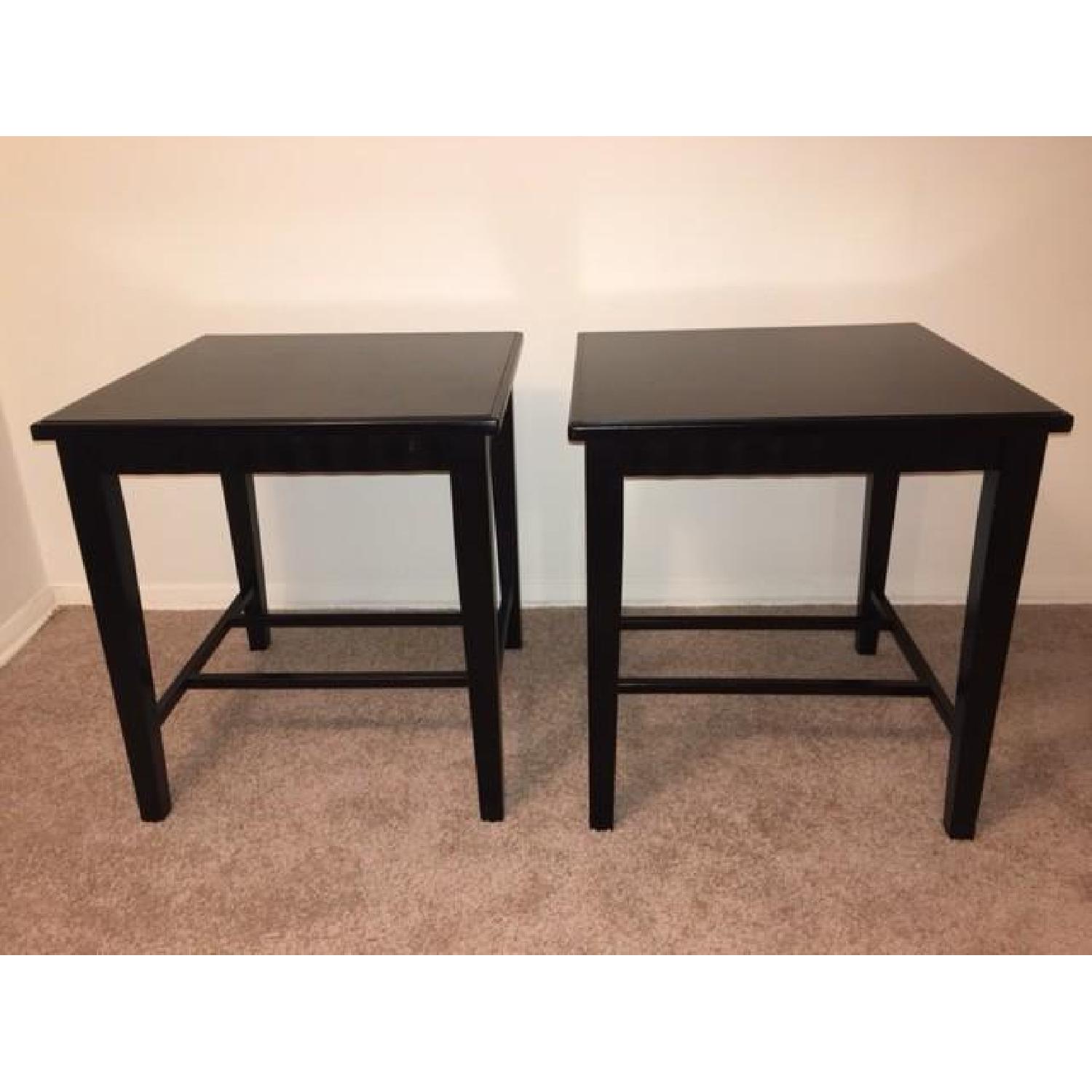 Black Coffee Table + 2 End Tables - image-4
