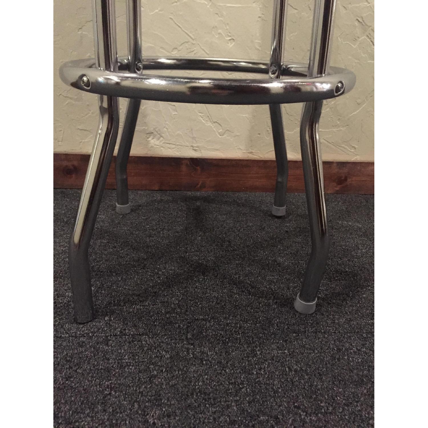 Navy Blue/Steel Barstools - image-4