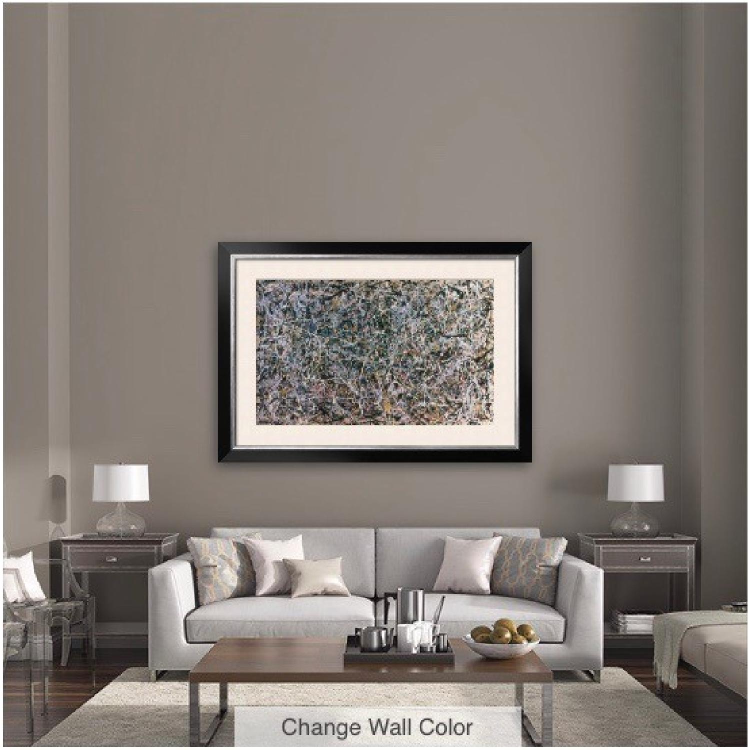 Pollock: Number 1 Reprint w/ Black Frame & Silver Trim - image-2