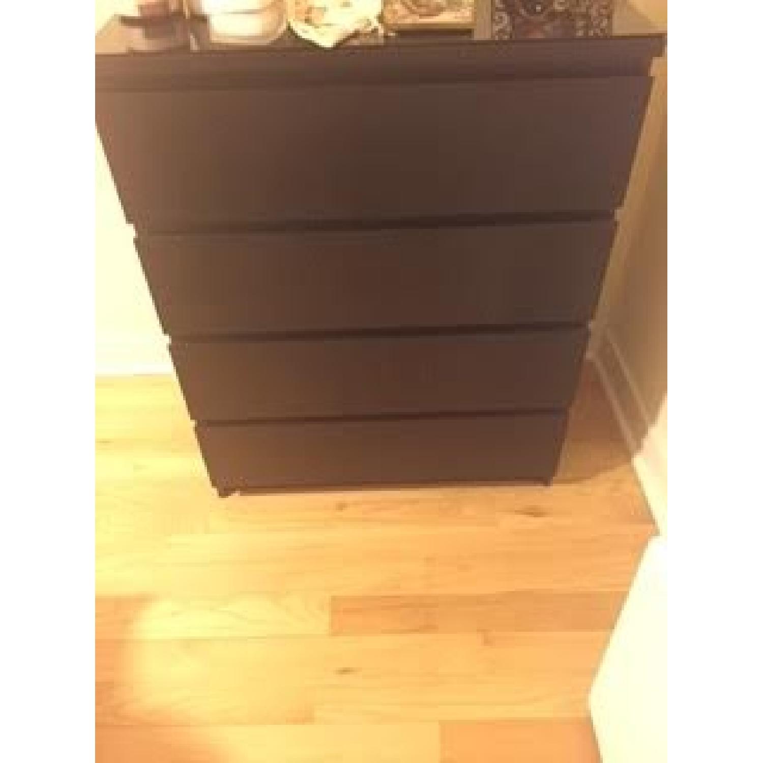 Ikea Full Size Platform Bed + Nightstand + 4 Drawer Dresser - image-6