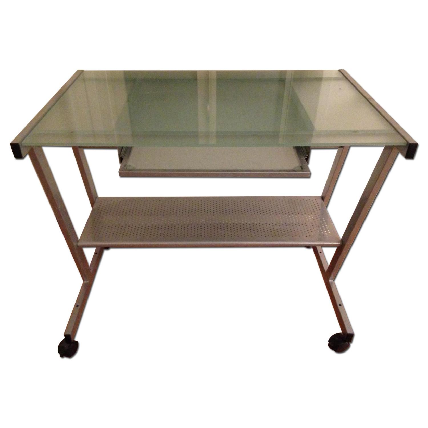 Glass Desk - image-0